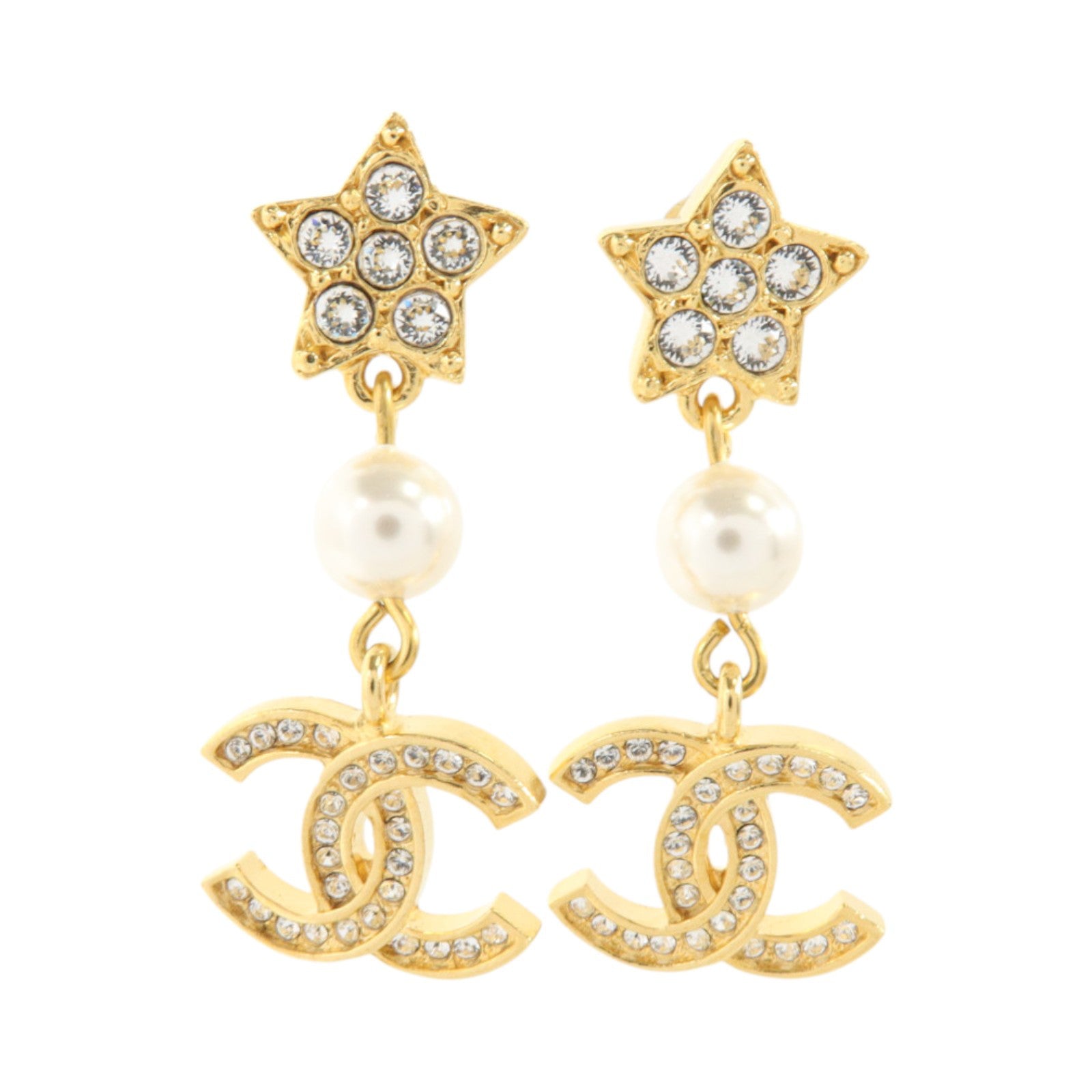 CHANEL PVC/金屬Earrings耳環