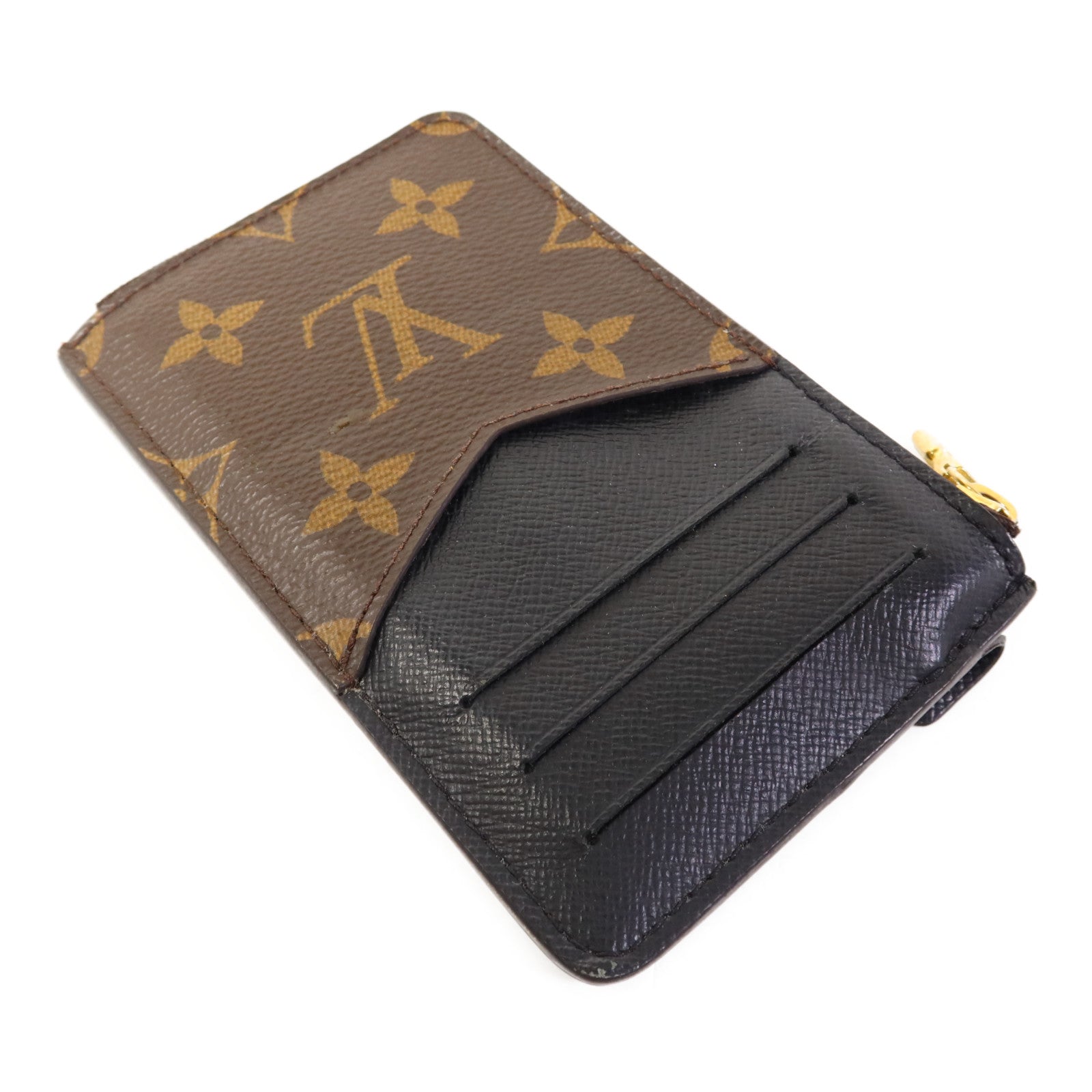 LOUIS VUITTON Monogram Recto Verso金扣卡片套