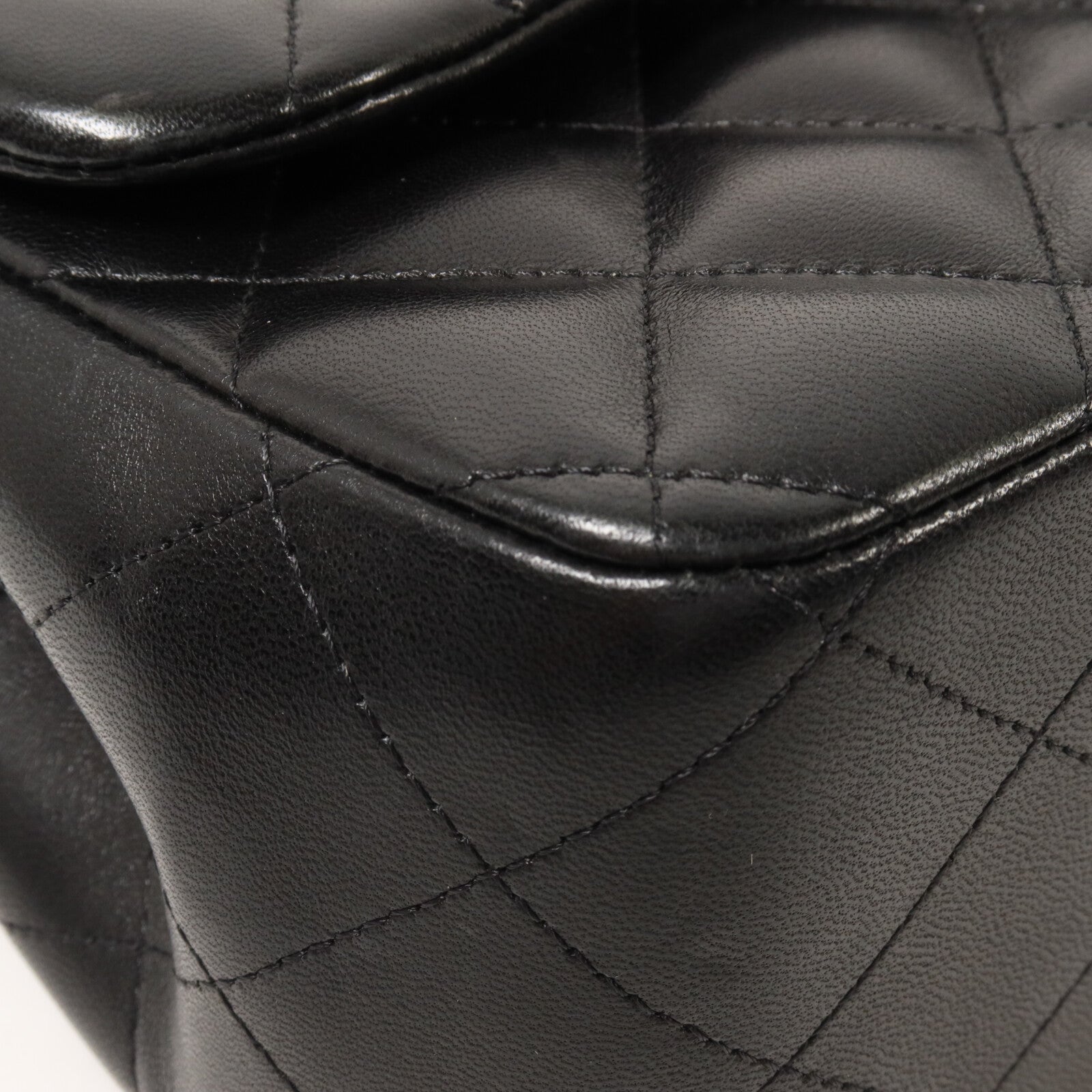 CHANEL 羊皮皮革Large Classic鏈帶肩背袋