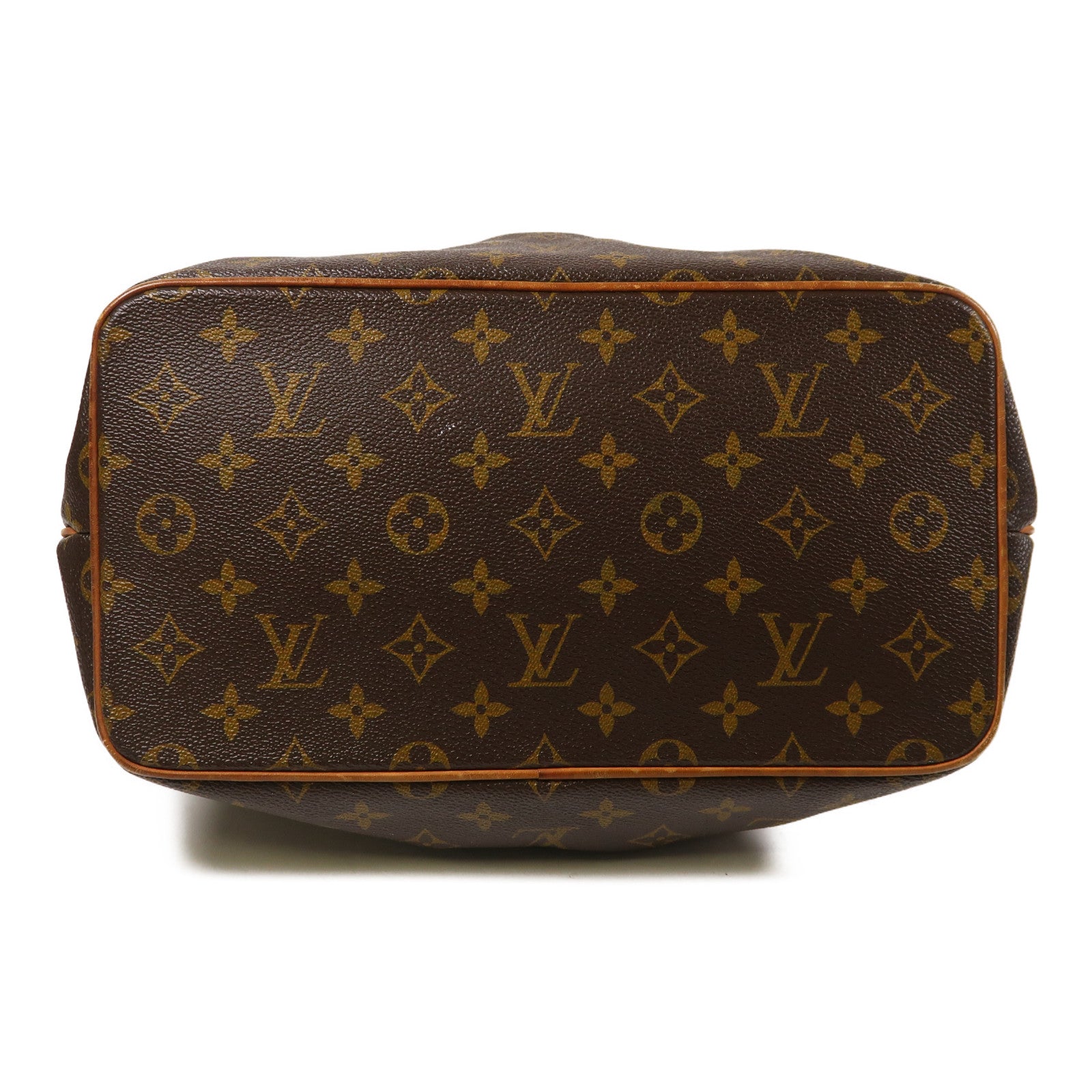 LOUIS VUITTON Monogram Palermo PM金扣手挽肩背兩用袋棕色
