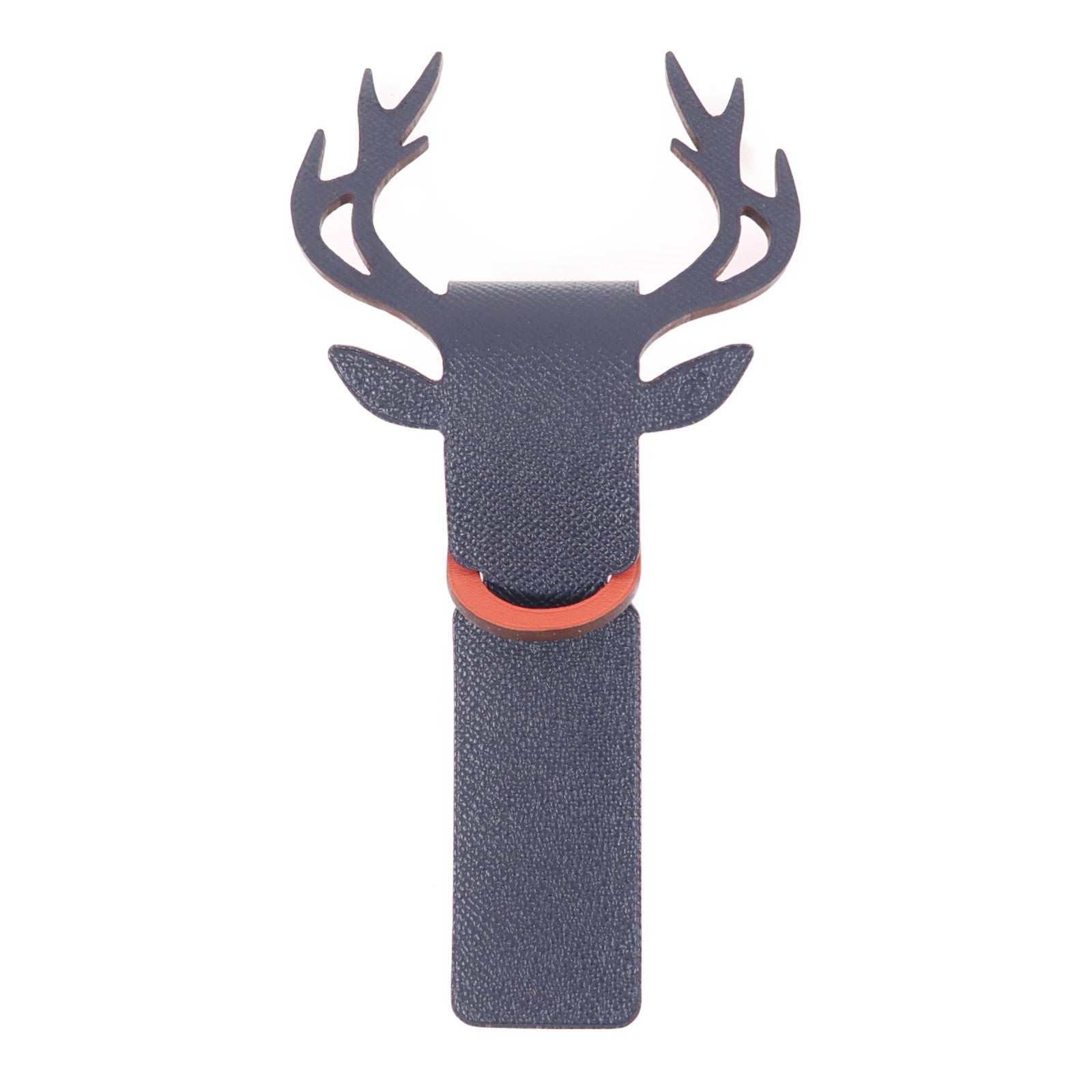 HERMES Epsom皮革Petit H Reindeer Deer Travel Luggage Tag掛飾