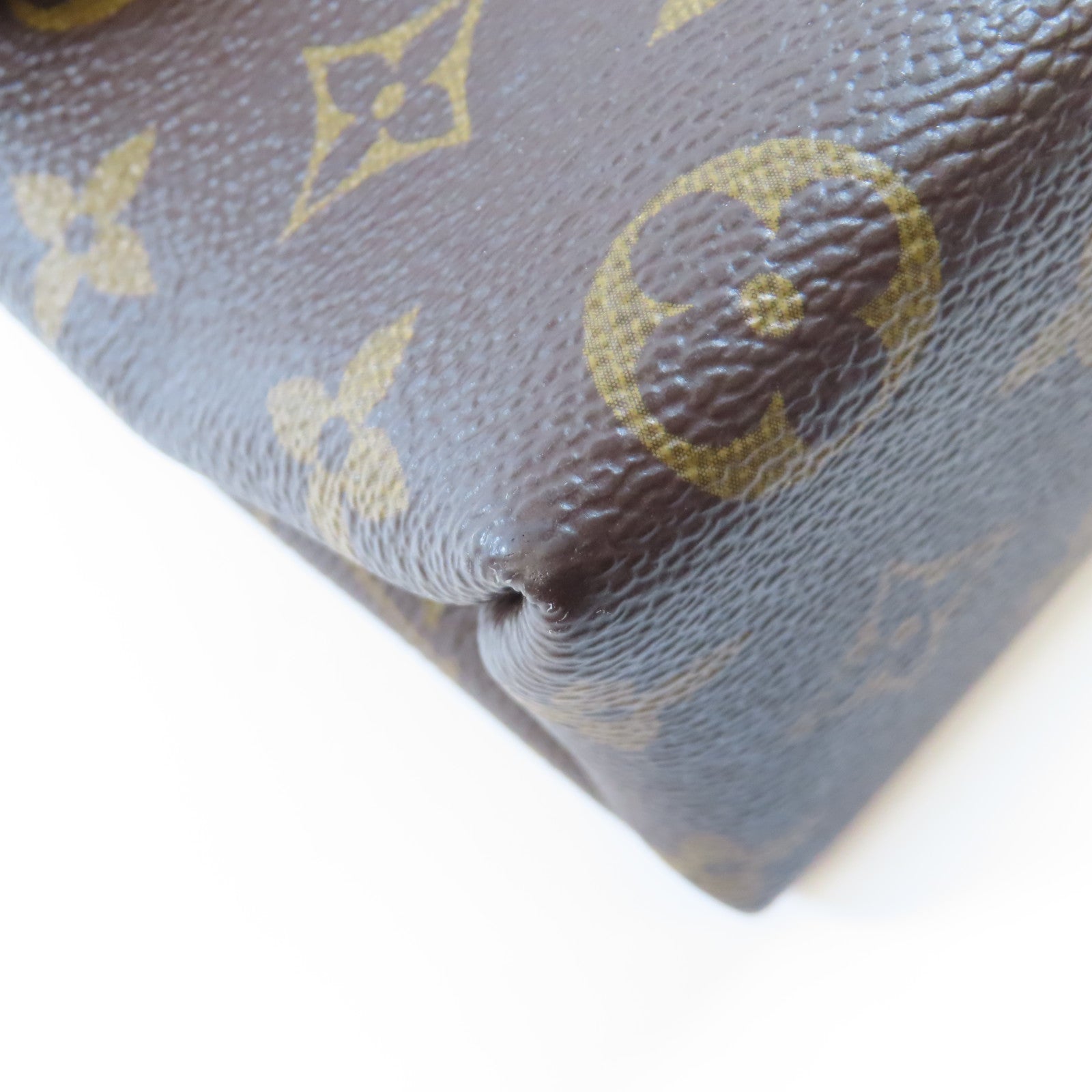 LOUIS VUITTON Monogram Locky BB金扣手挽肩背兩用袋棕色/黑色