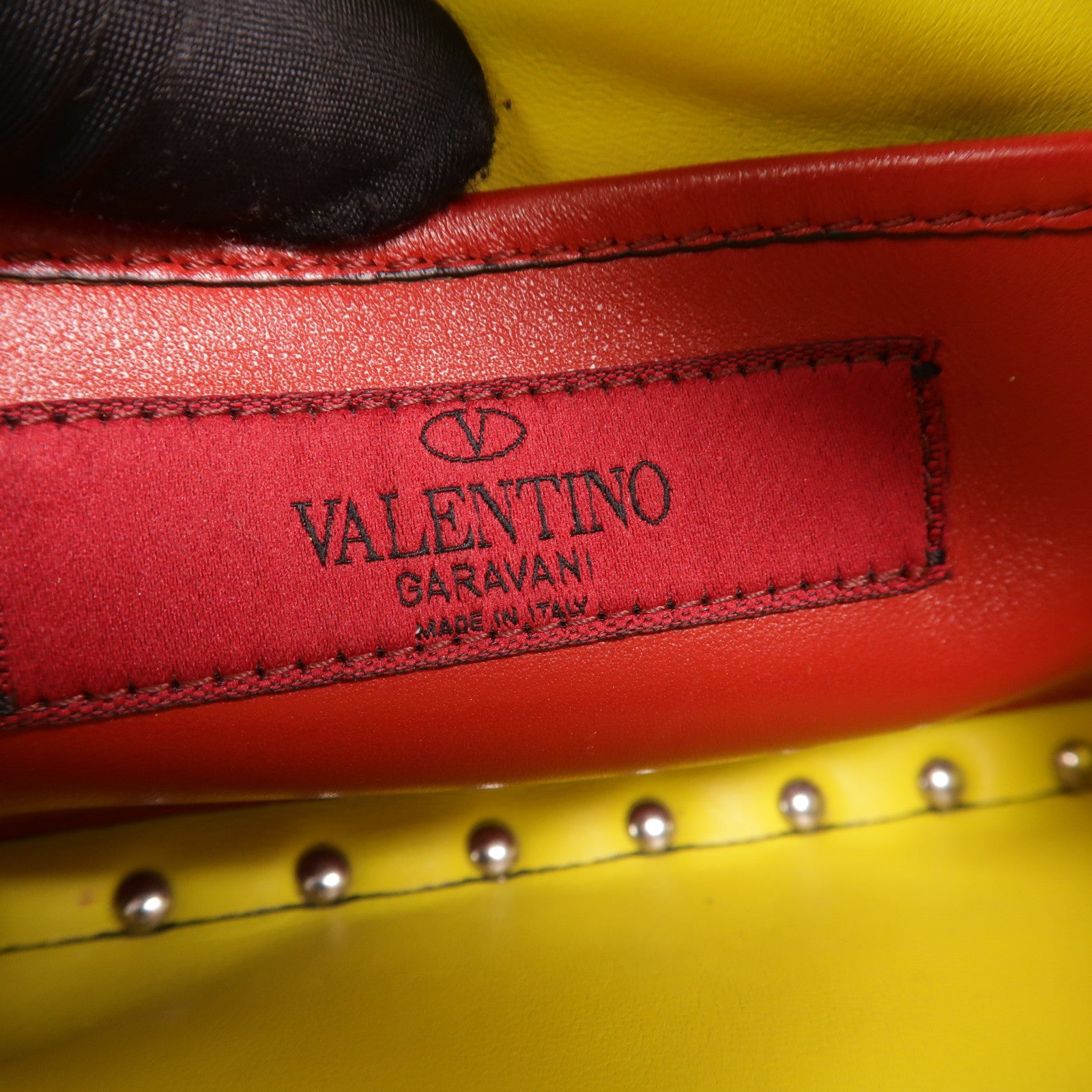 Valentino 羊皮皮革Rockstud Spike手挽肩背兩用袋