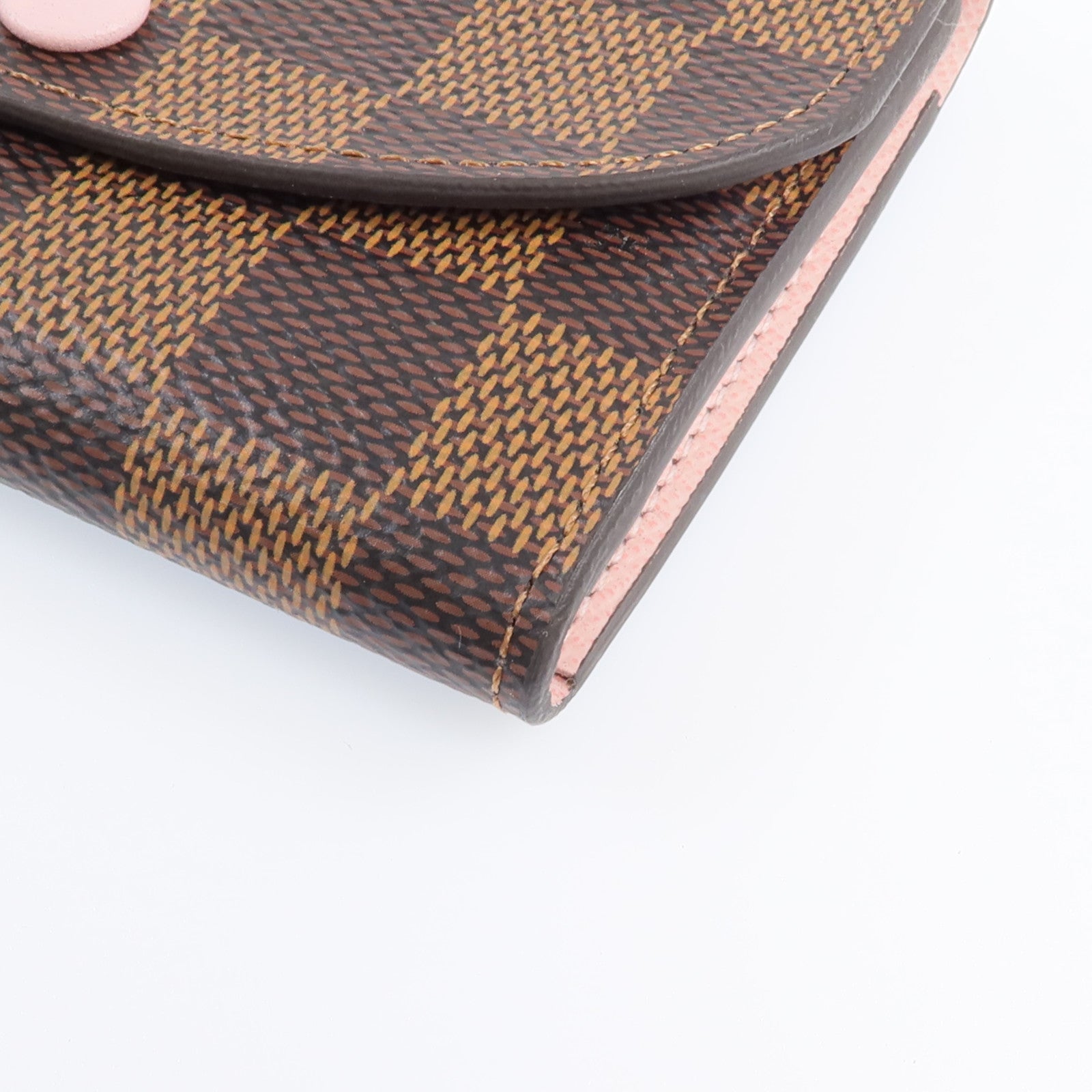 LOUIS VUITTON Damier Rosalie金扣卡片套