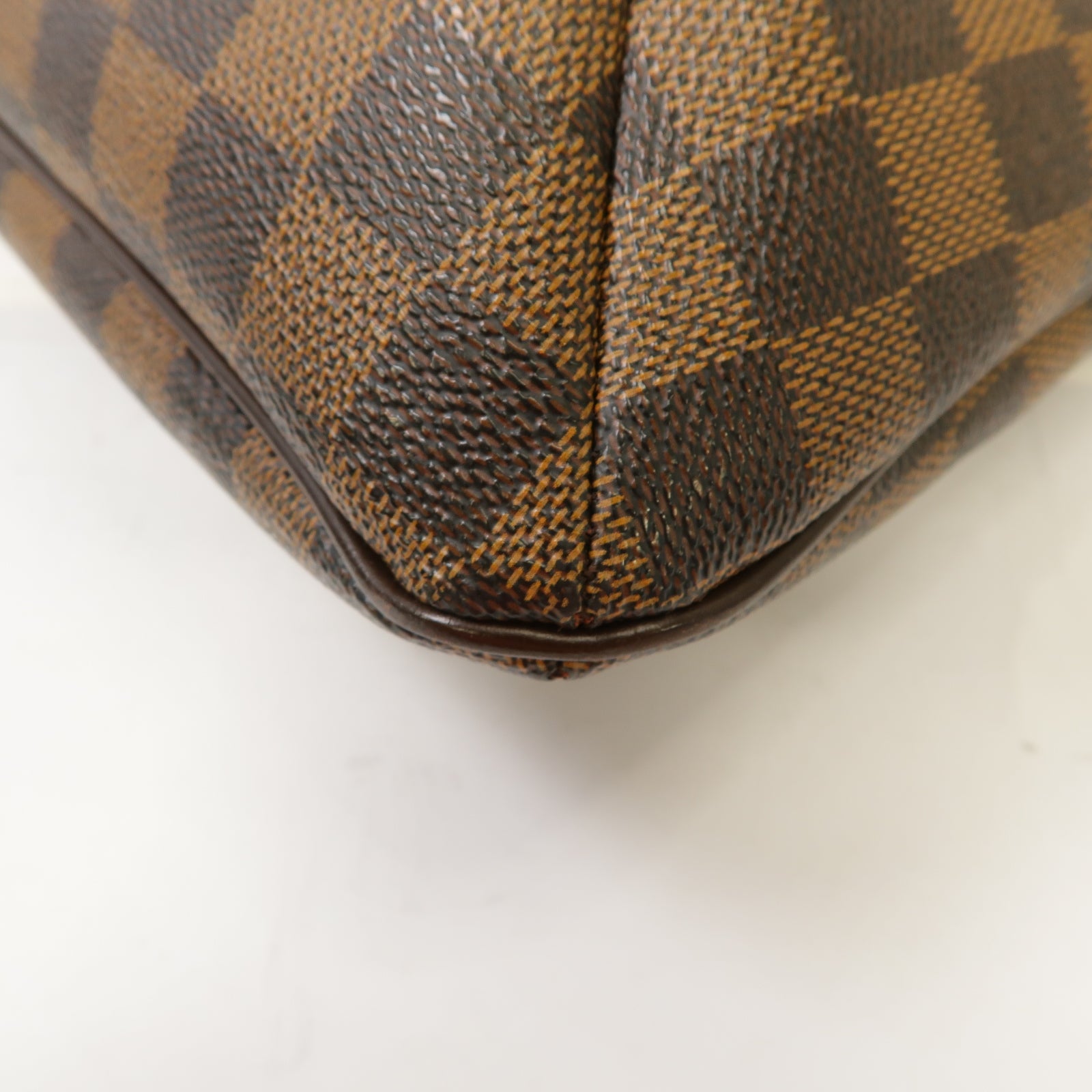 LOUIS VUITTON Damier Musette金扣肩背袋棕色