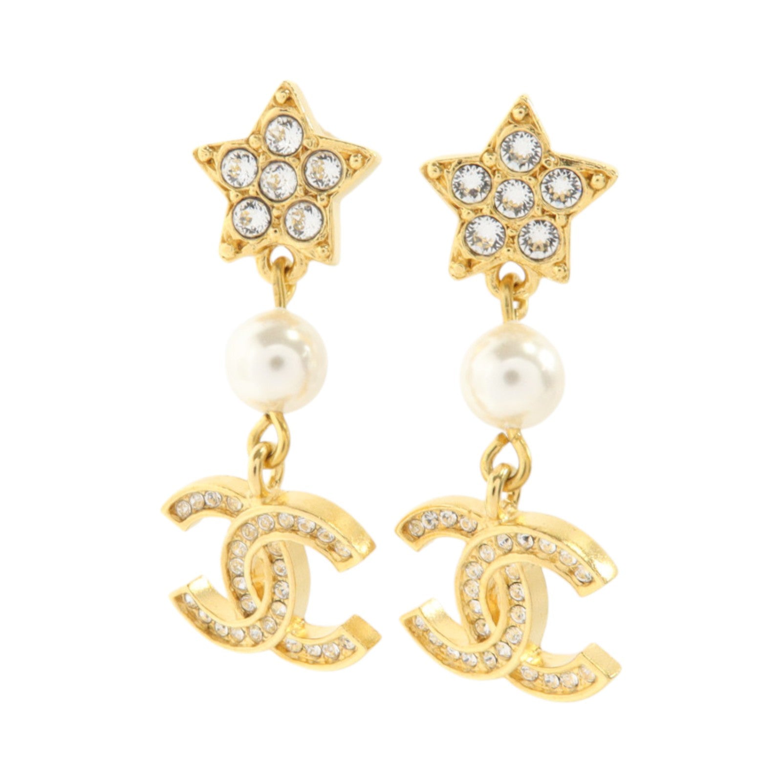 CHANEL PVC/金屬Earrings耳環