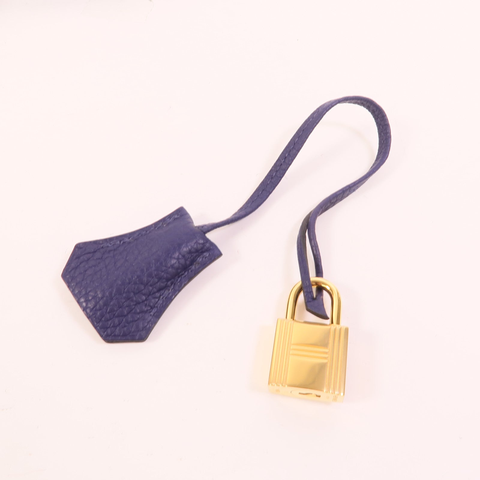 HERMES Togo皮革Kelly 28手挽肩背兩用袋Bleu Encre