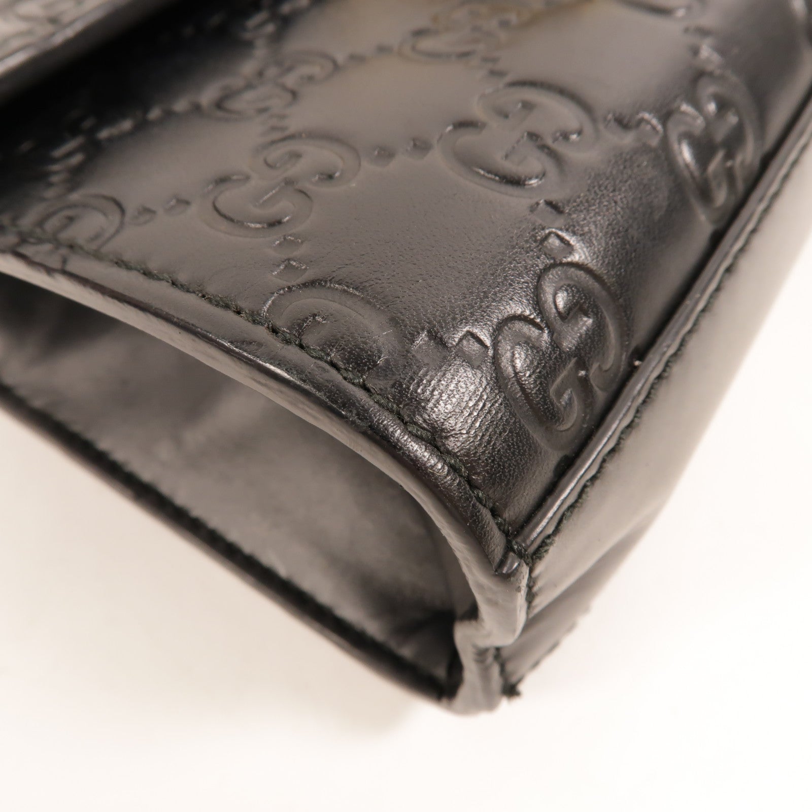 GUCCI 牛皮皮革Padlock Small金扣鏈帶肩背袋