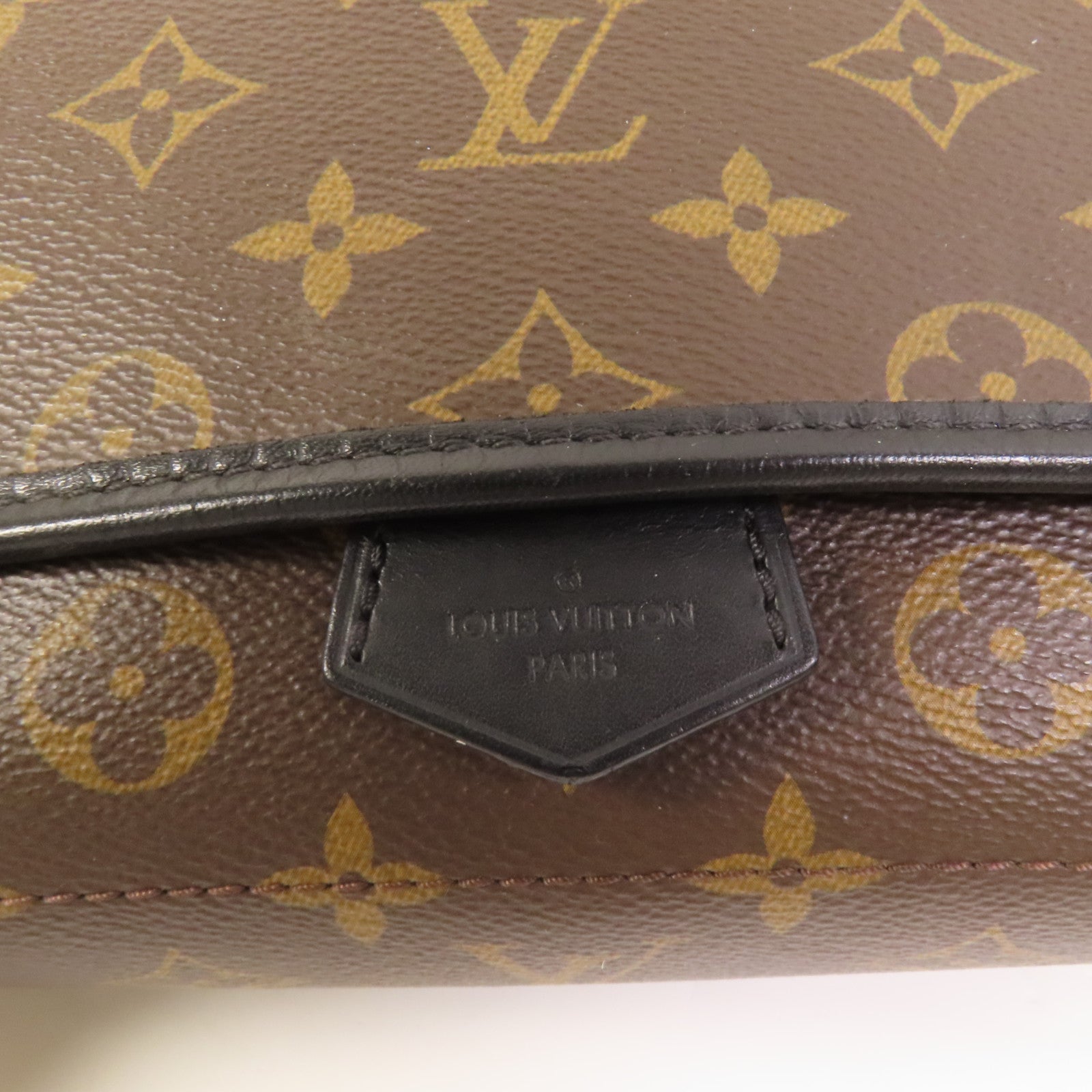 LOUIS VUITTON 【激減優惠】Monogram Macassar Magnetic Messenger Bag肩背袋棕色