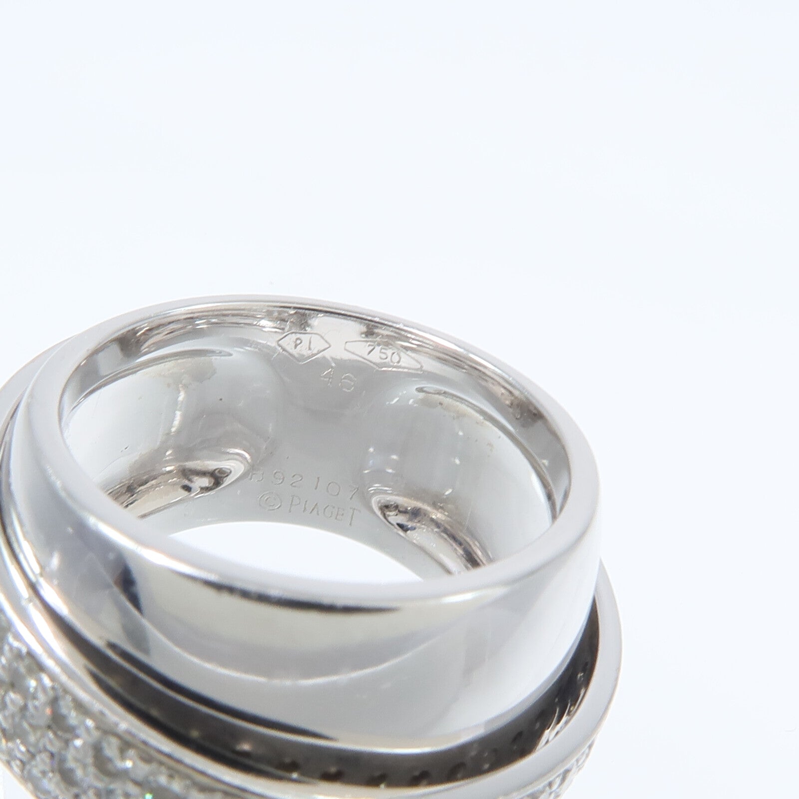 PIAGET 18K白金Bague Possession鑽石戒指