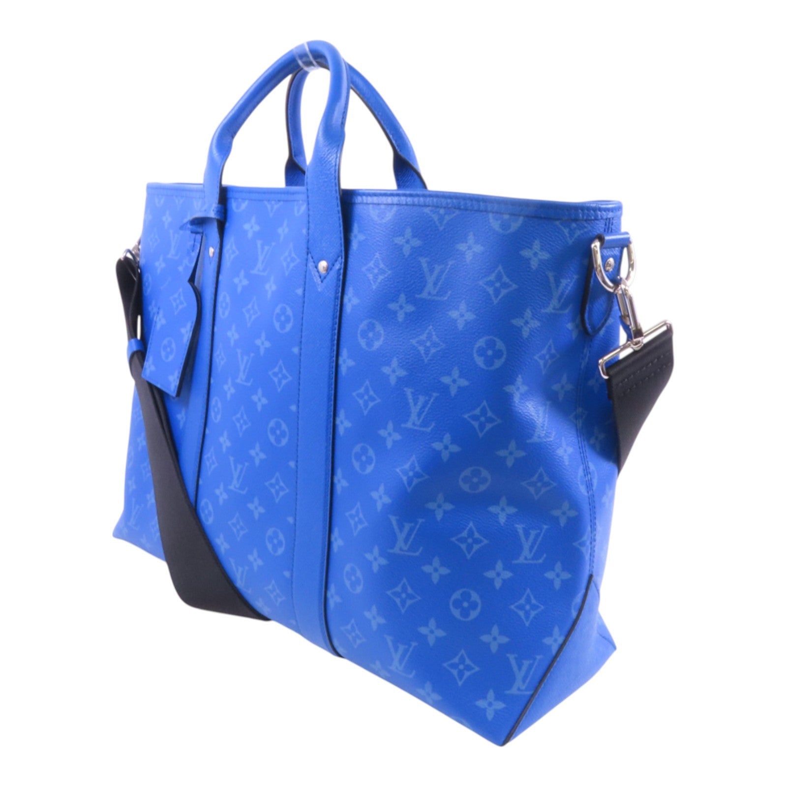 LOUIS VUITTON LVSHW Taigalama Weekend Tote Bag Shoulder Bag M31010 Monogram Blue