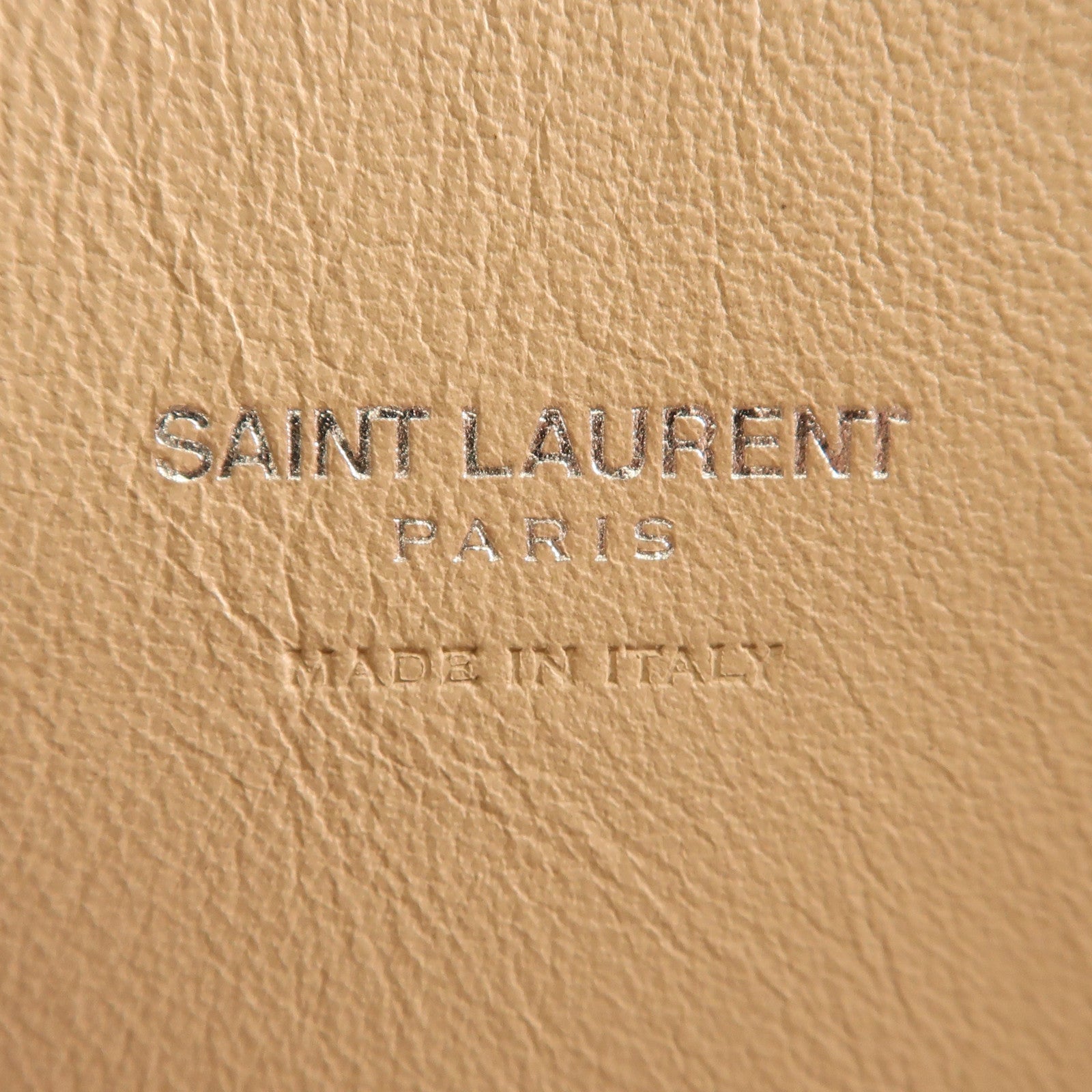 SAINT LAURENT YSL SHW Sac de jour 2Way Shoulder Bag Calfskin Leather Beige