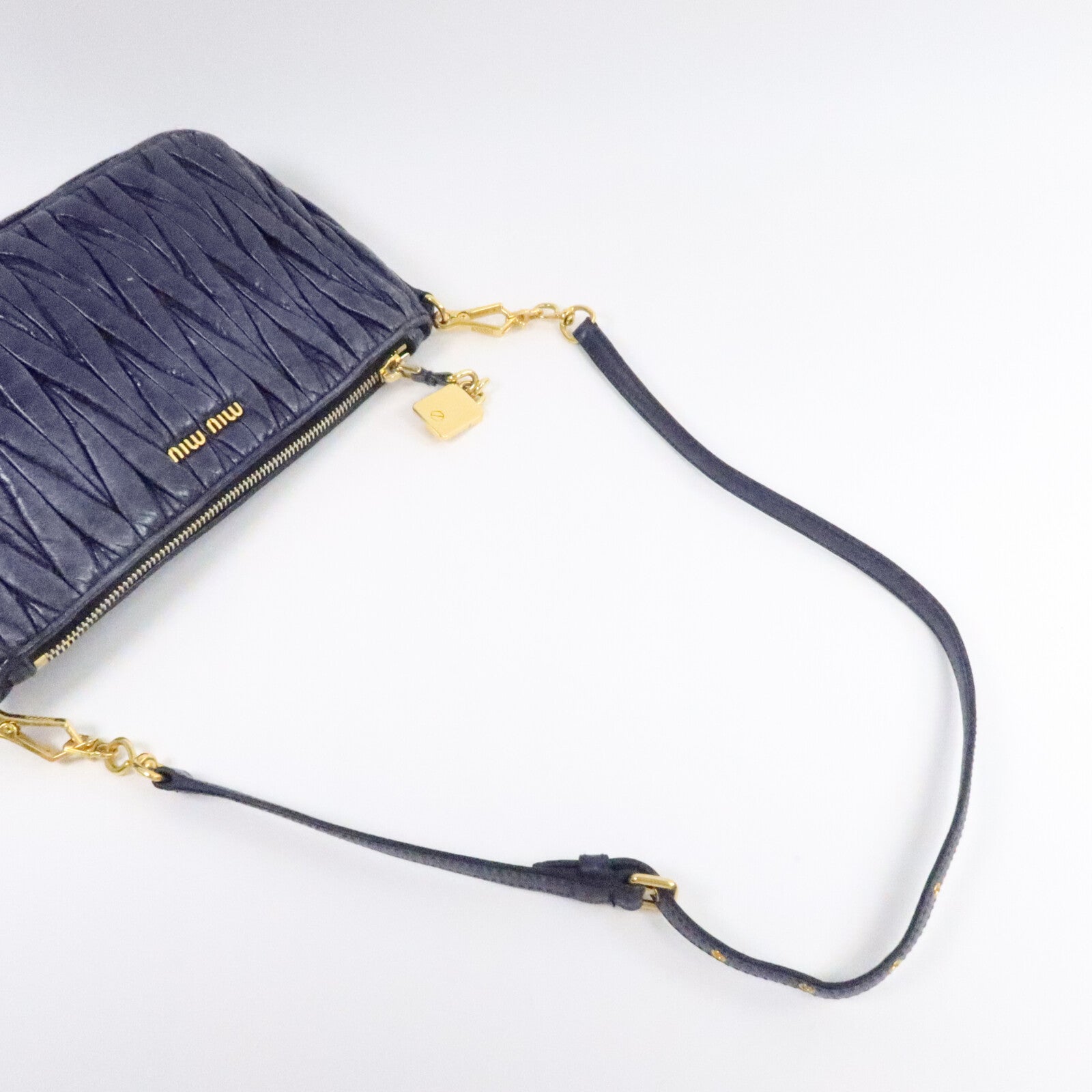 Miu Miu 牛皮皮革Shoulder Bag肩背袋