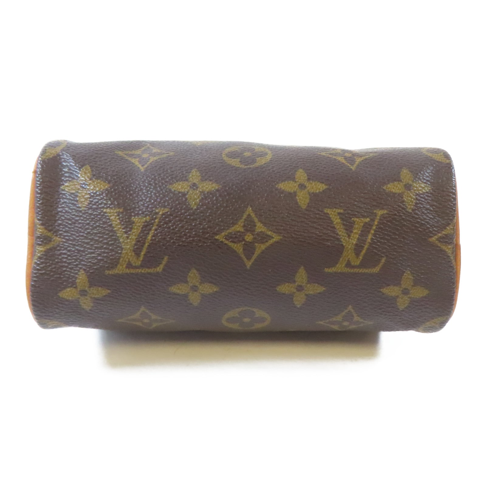 LOUIS VUITTON Monogram Mini Speedy金扣手挽肩背兩用袋啡色