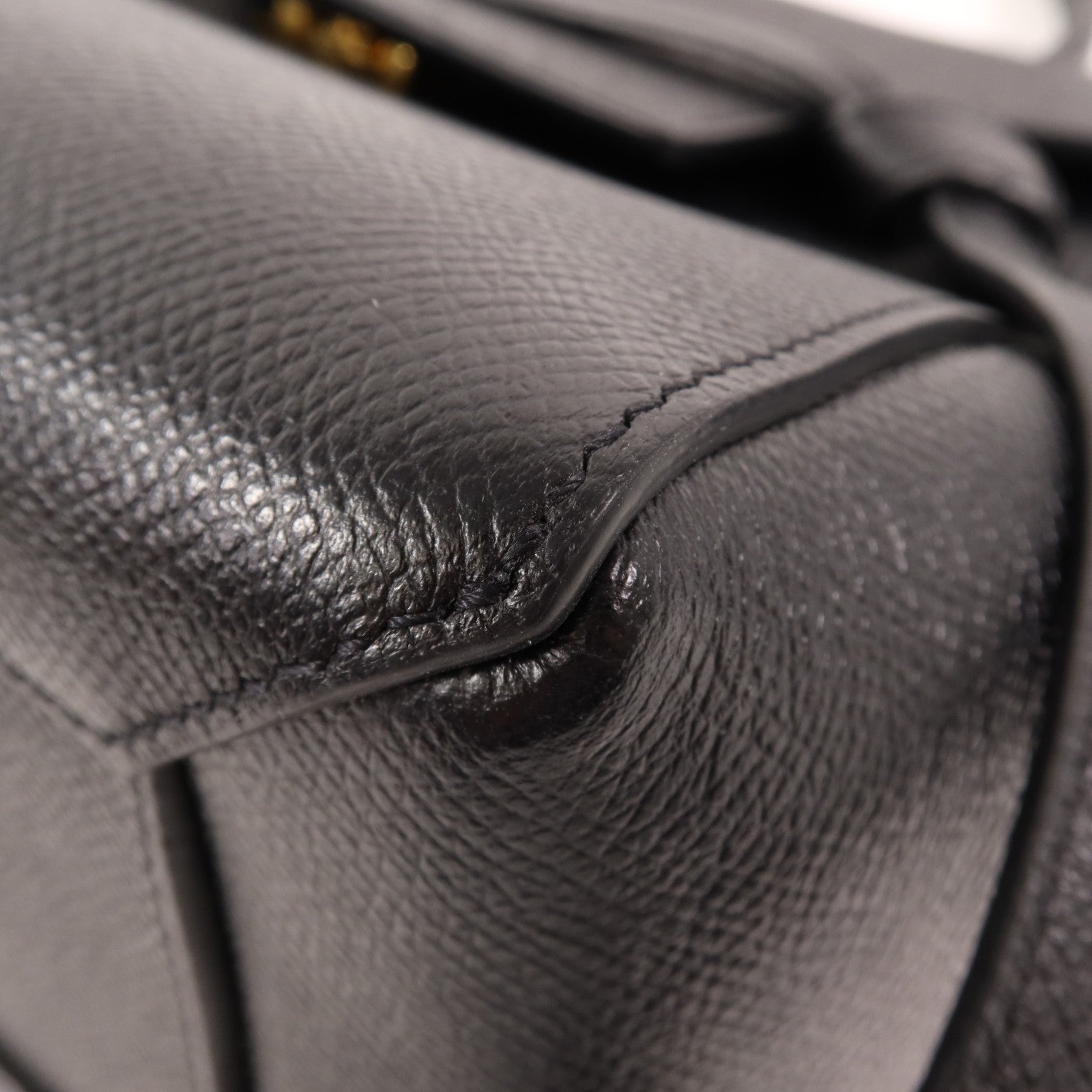 CELINE 牛皮皮革Micro Belt Bag金扣手挽肩背兩用袋