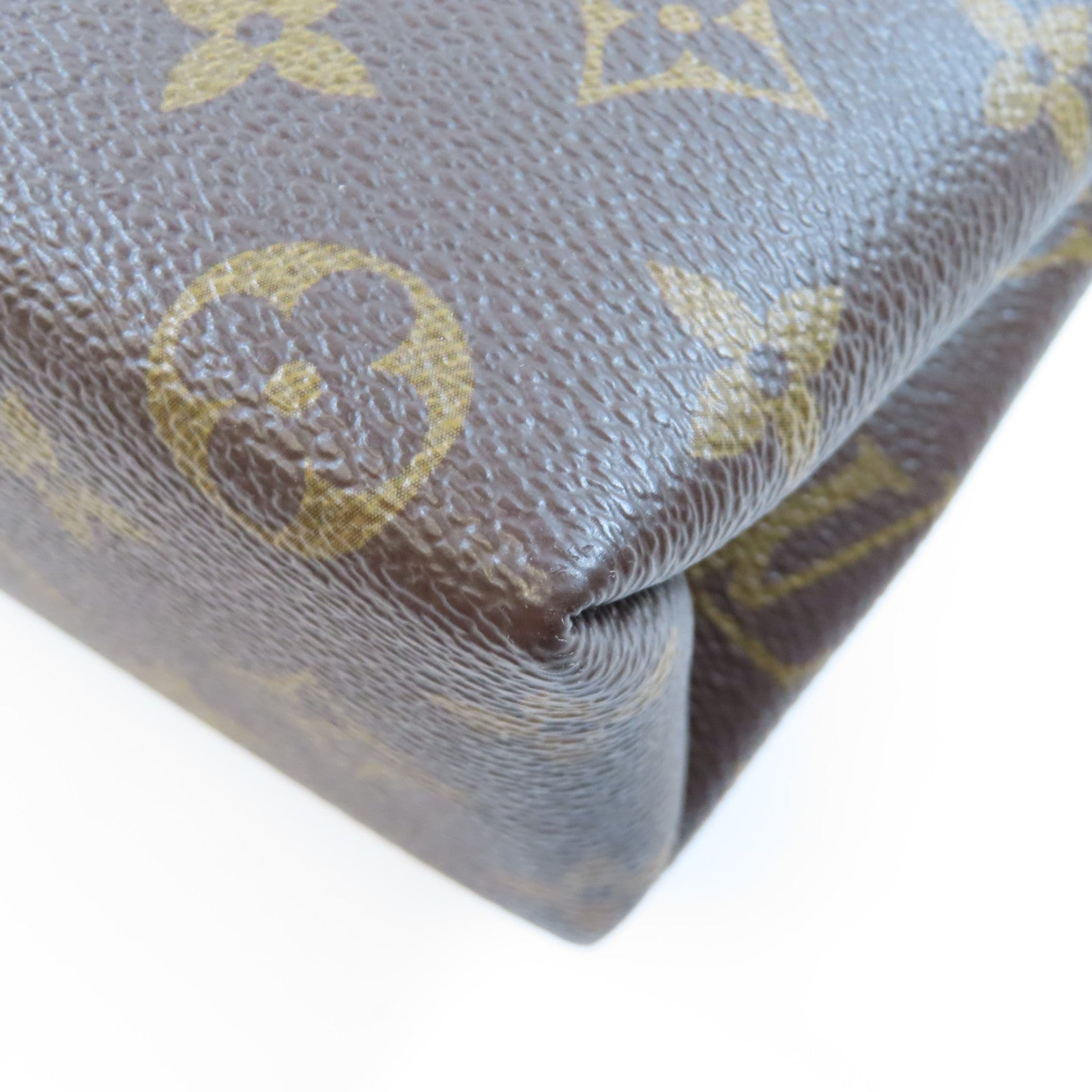 LOUIS VUITTON Monogram Locky BB金扣手挽肩背兩用袋棕色/黑色