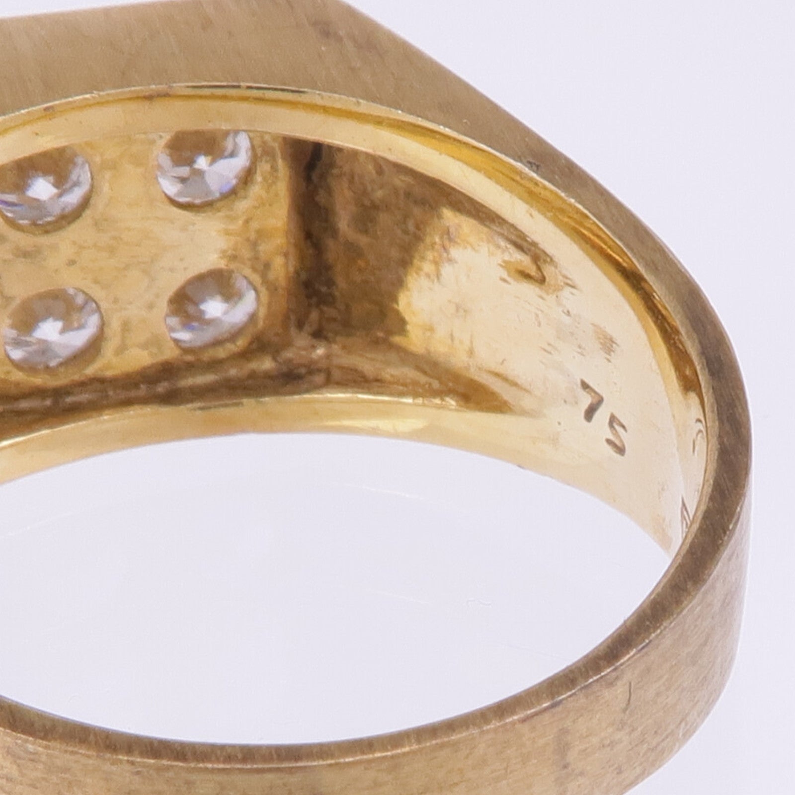 JEWELRY 14K黃金Diamond Ring鑽石戒指US#9.25