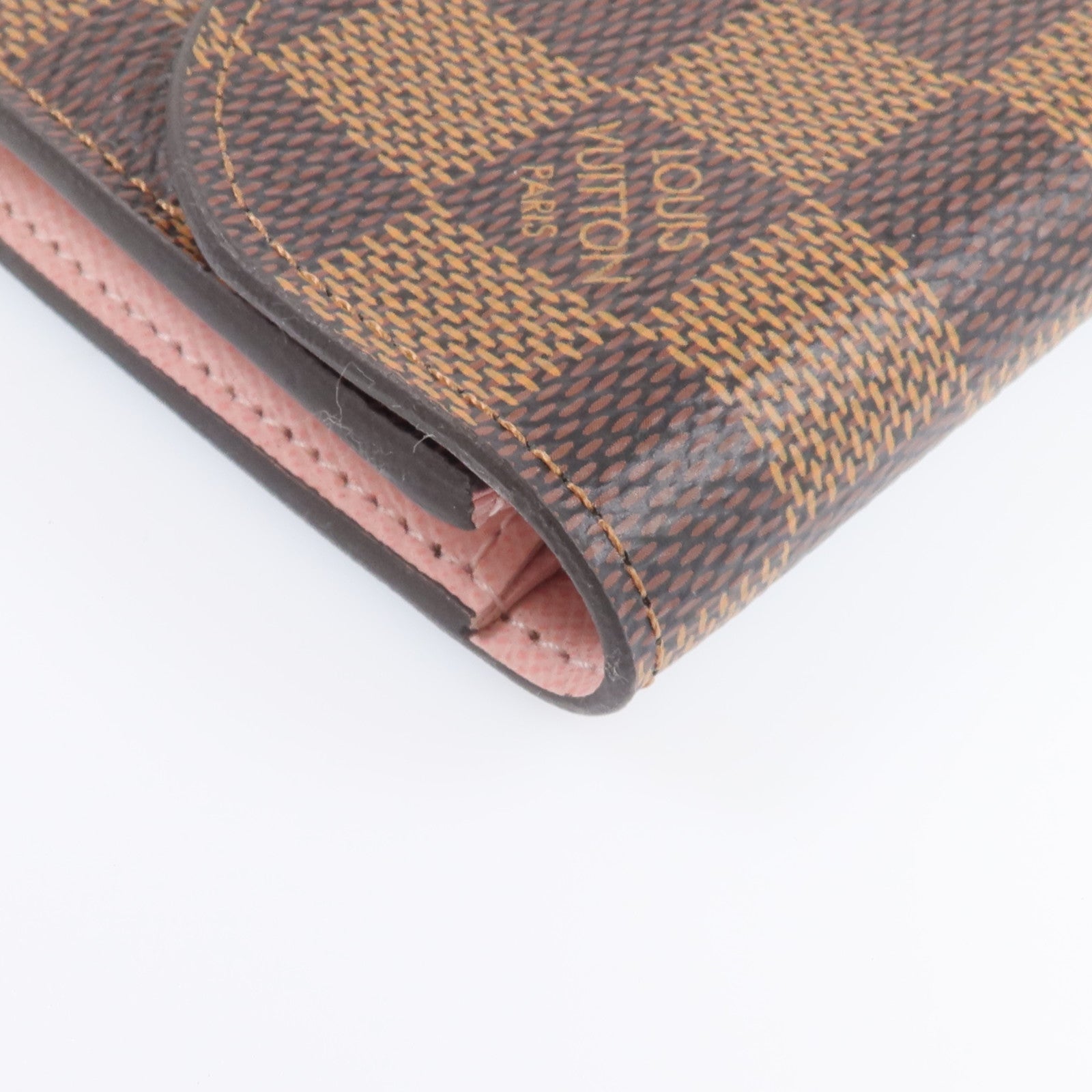 LOUIS VUITTON Damier Rosalie金扣卡片套