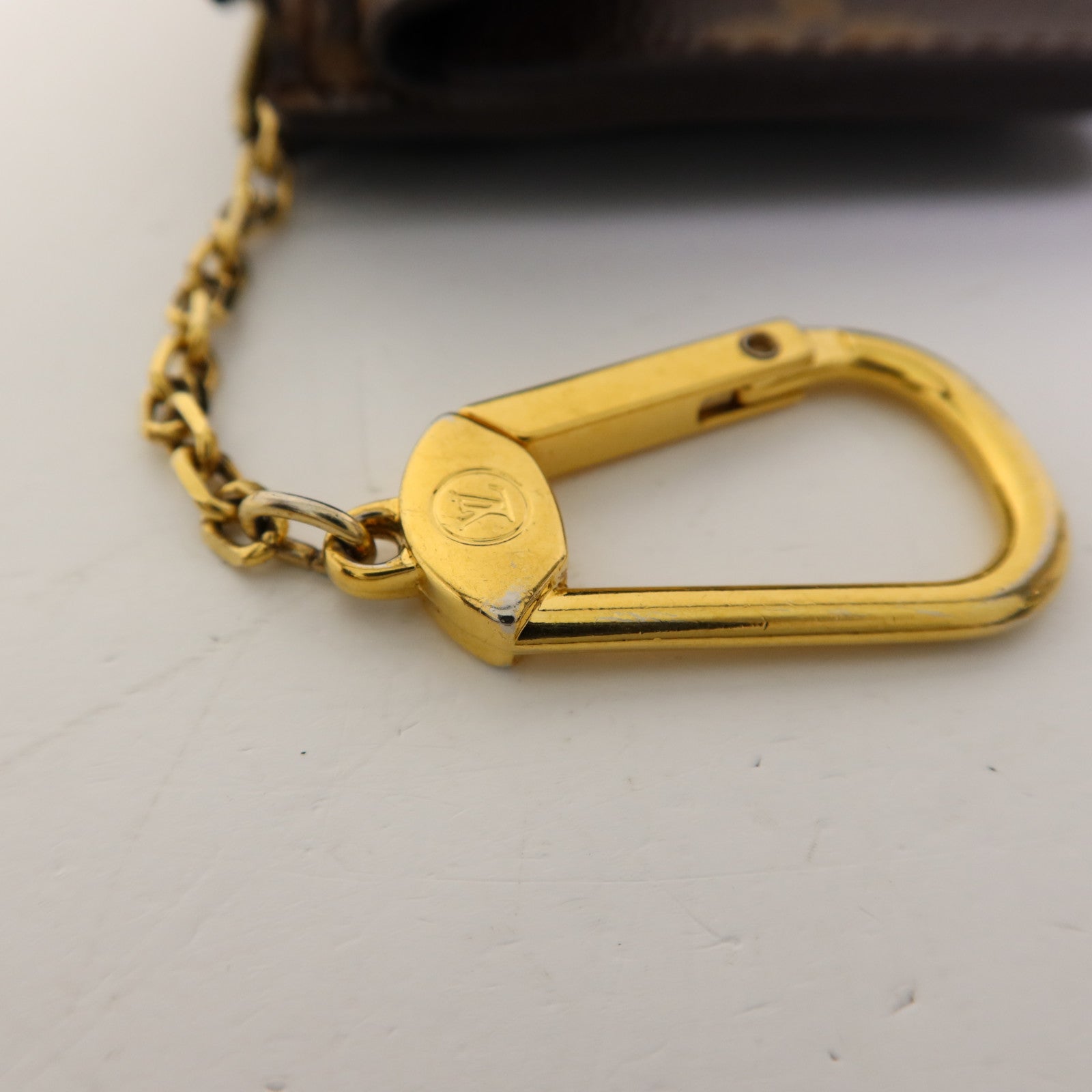 LOUIS VUITTON Monogram Recto Verso金扣卡片套