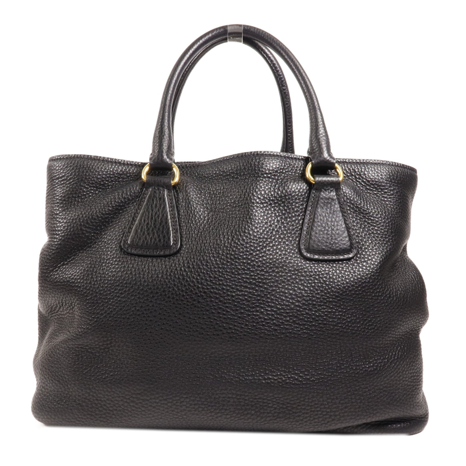 PRADA 牛皮皮革Tote Bag金扣手挽袋