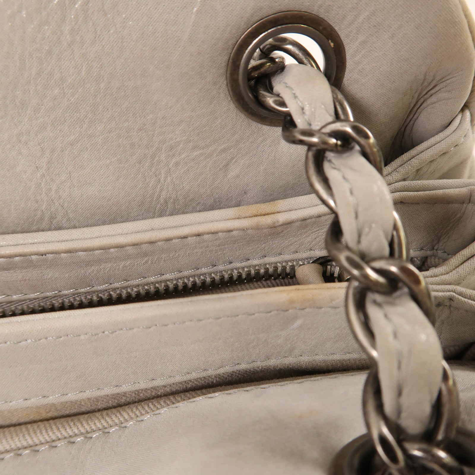 CHANEL 牛皮皮革Chain Shoulder肩背袋