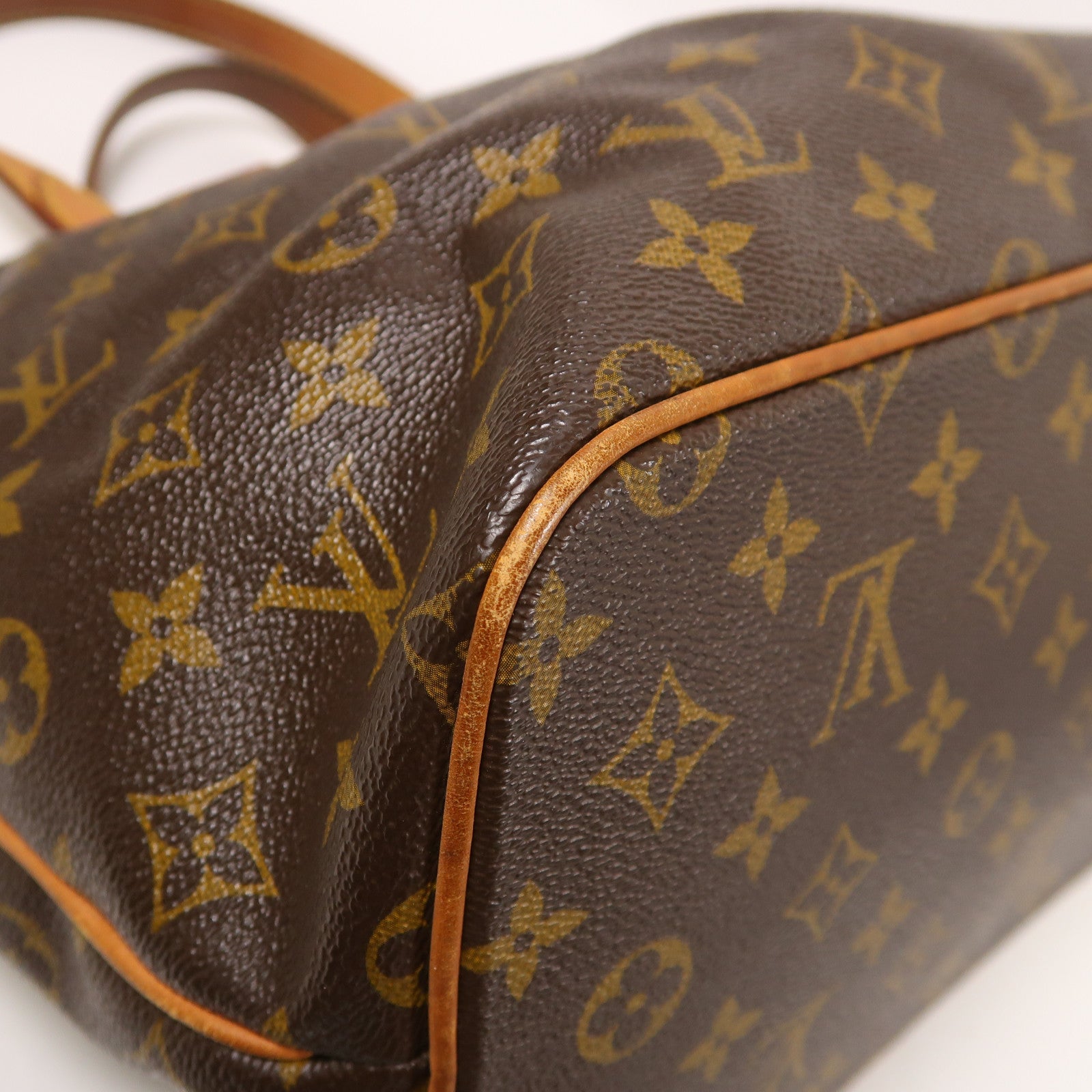LOUIS VUITTON Monogram Palermo PM金扣手挽肩背兩用袋棕色
