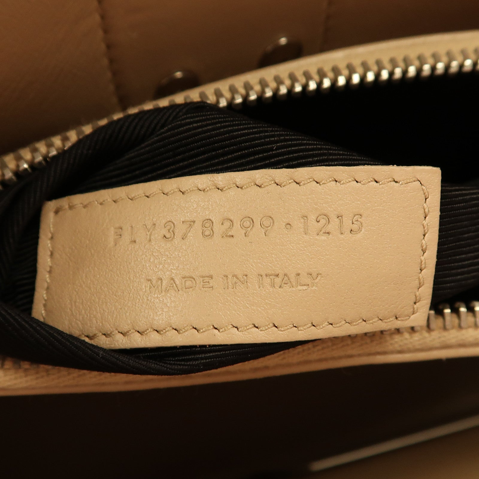 SAINT LAURENT YSL SHW Sac de jour 2Way Shoulder Bag Calfskin Leather Beige