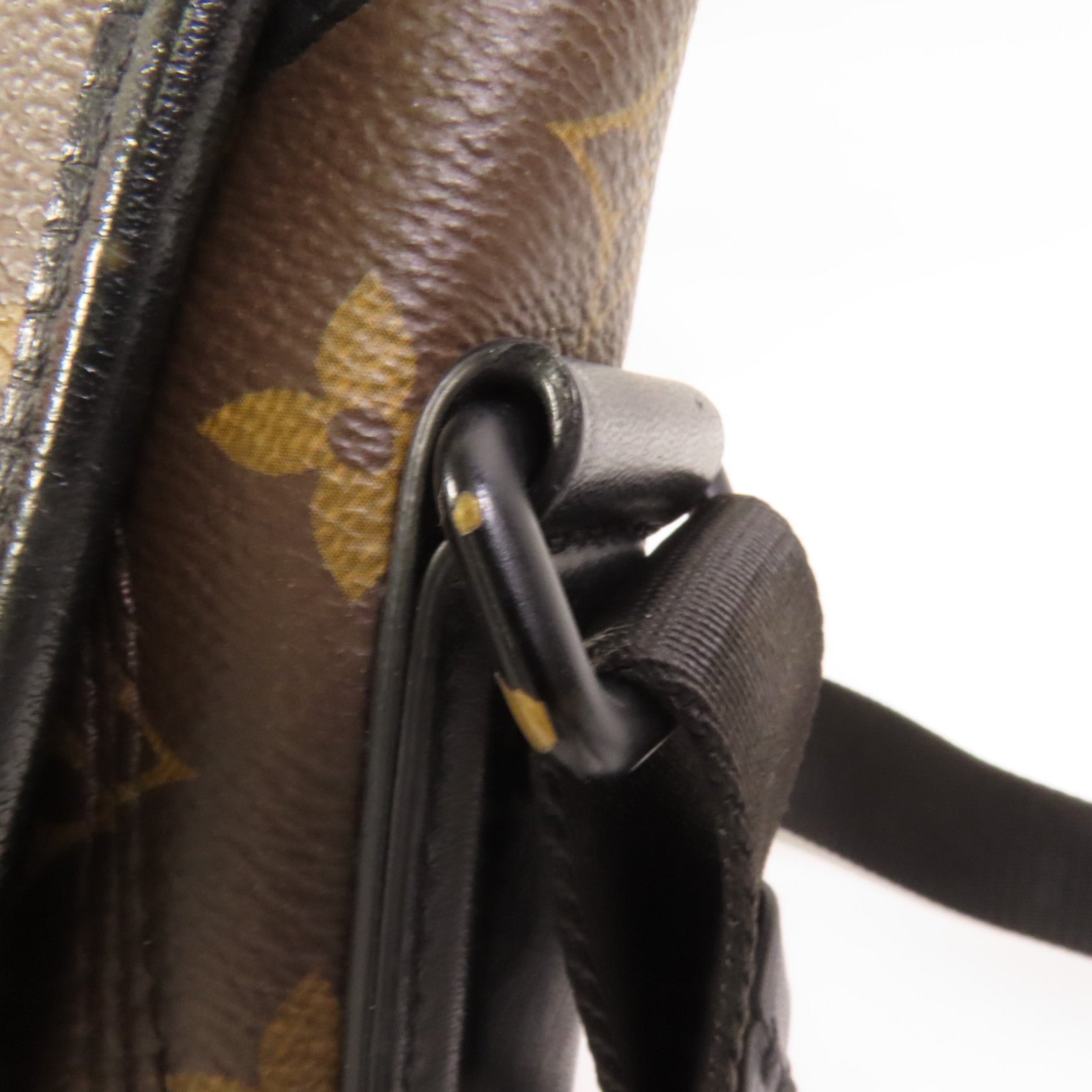 LOUIS VUITTON 【激減優惠】Monogram Macassar Magnetic Messenger Bag肩背袋棕色