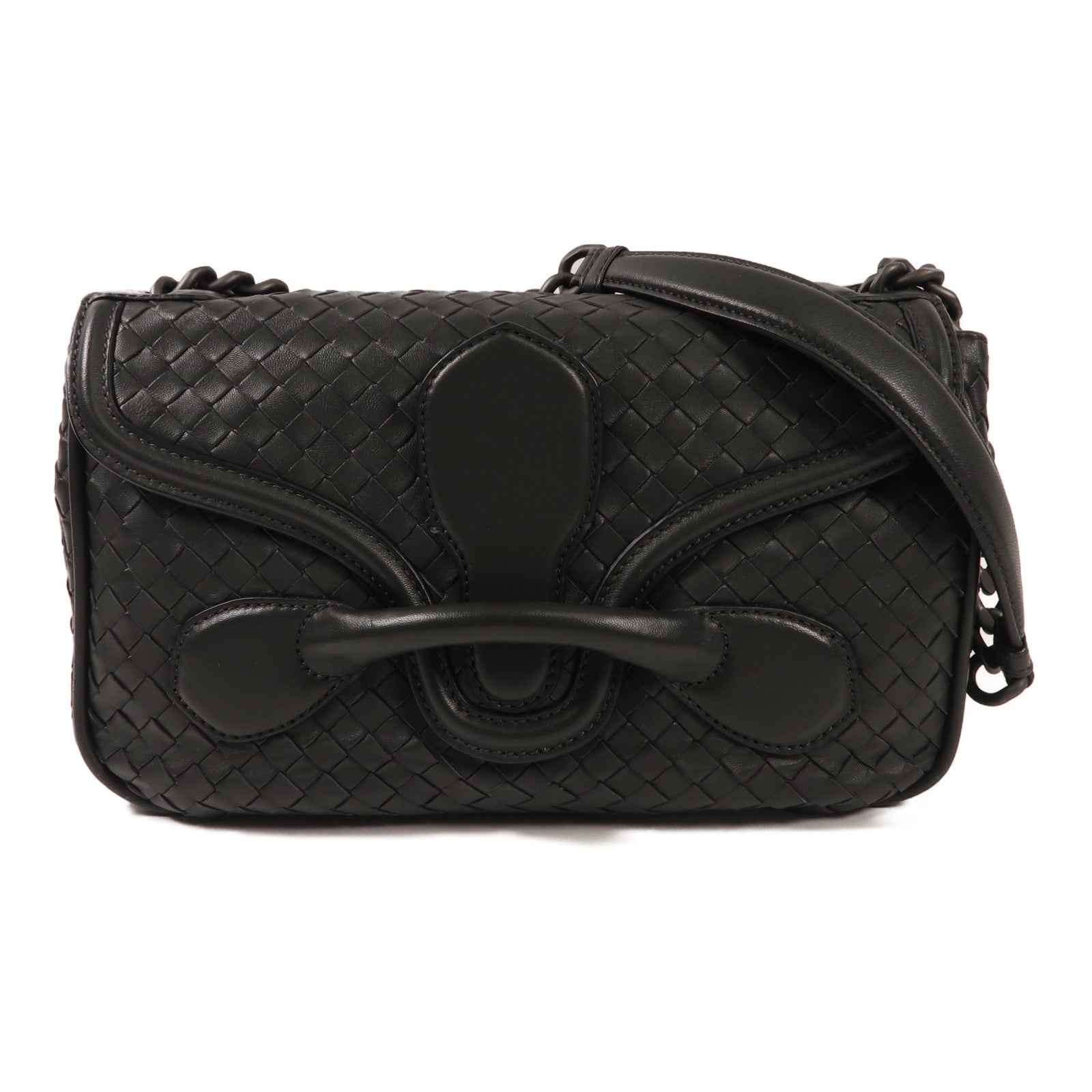 BOTTEGA VENETA 牛皮皮革Shoulder Bag鏈帶肩背袋