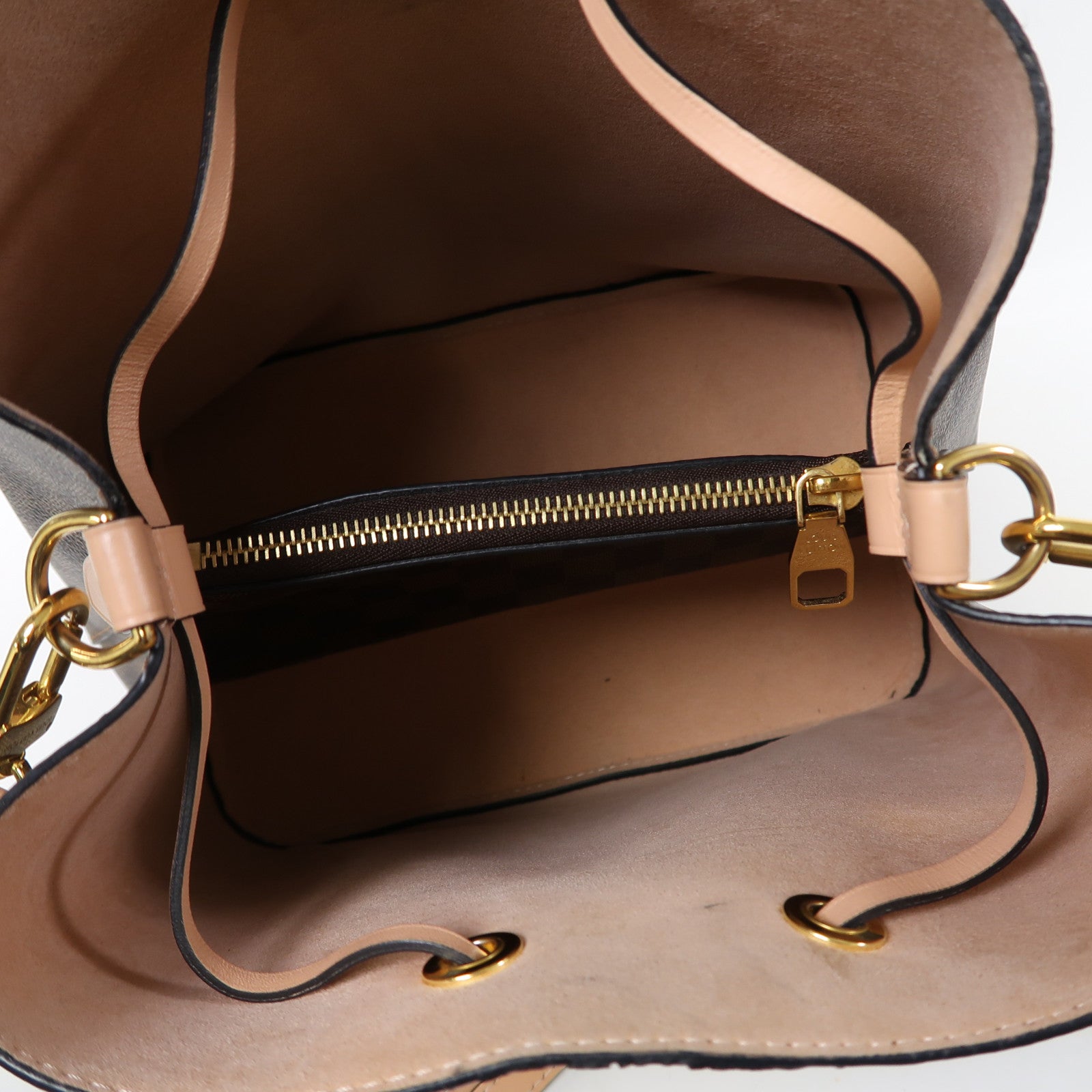 LOUIS VUITTON Damier Neo Noe MM金扣肩背袋啡色