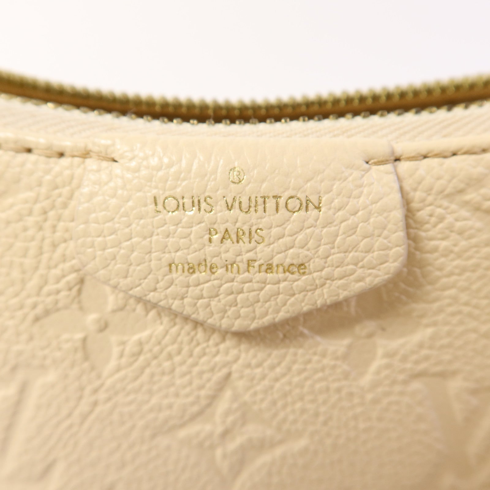 LOUIS VUITTON Monogram Empreinte Easy Pouch On Strap金扣手挽肩背兩用袋