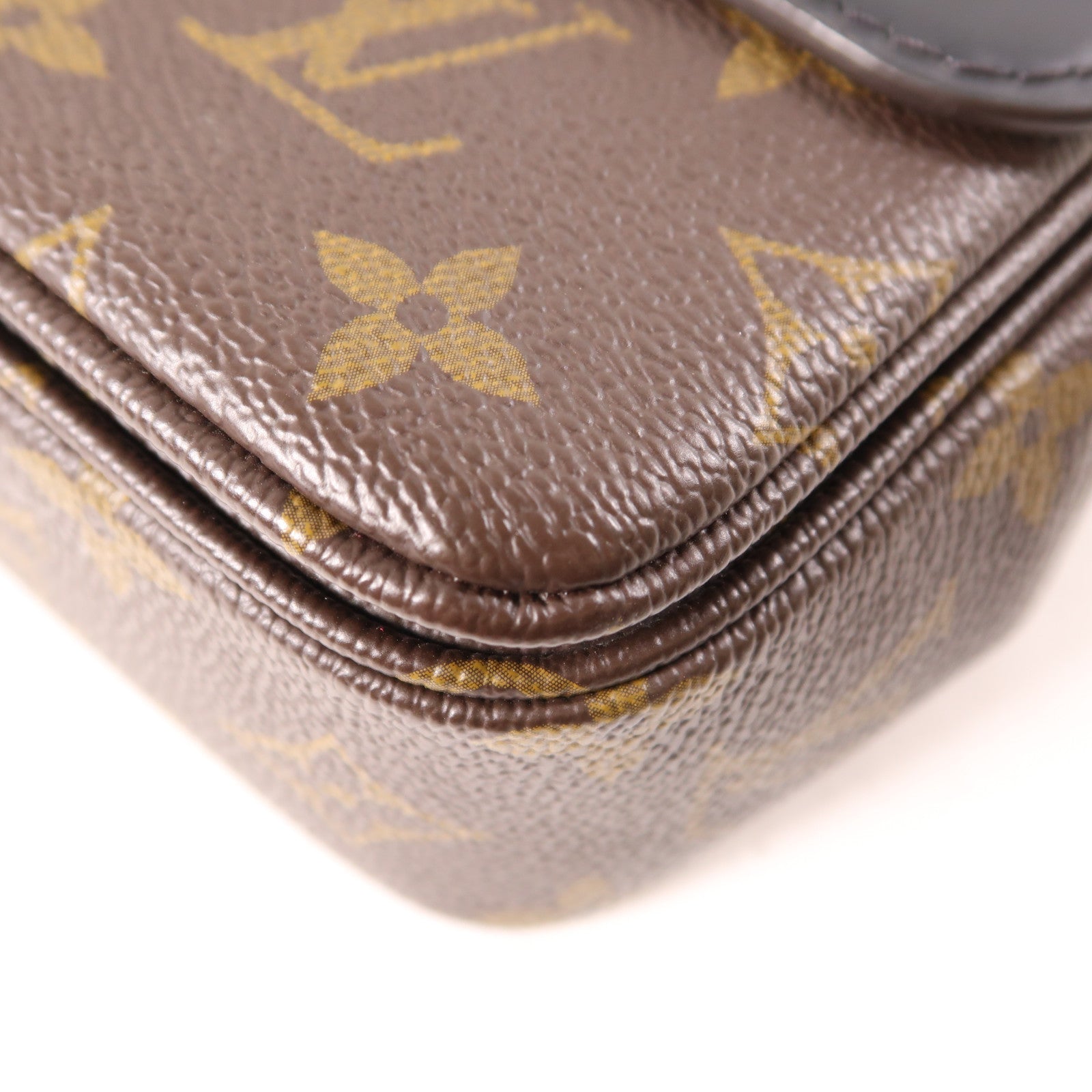 LOUIS VUITTON LV GHW Marceau Chain Shoulder Bag M46126 Monogram Brown