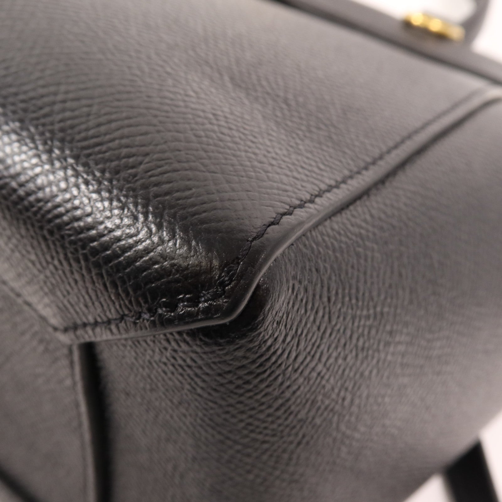 CELINE 牛皮皮革Micro Belt Bag金扣手挽肩背兩用袋