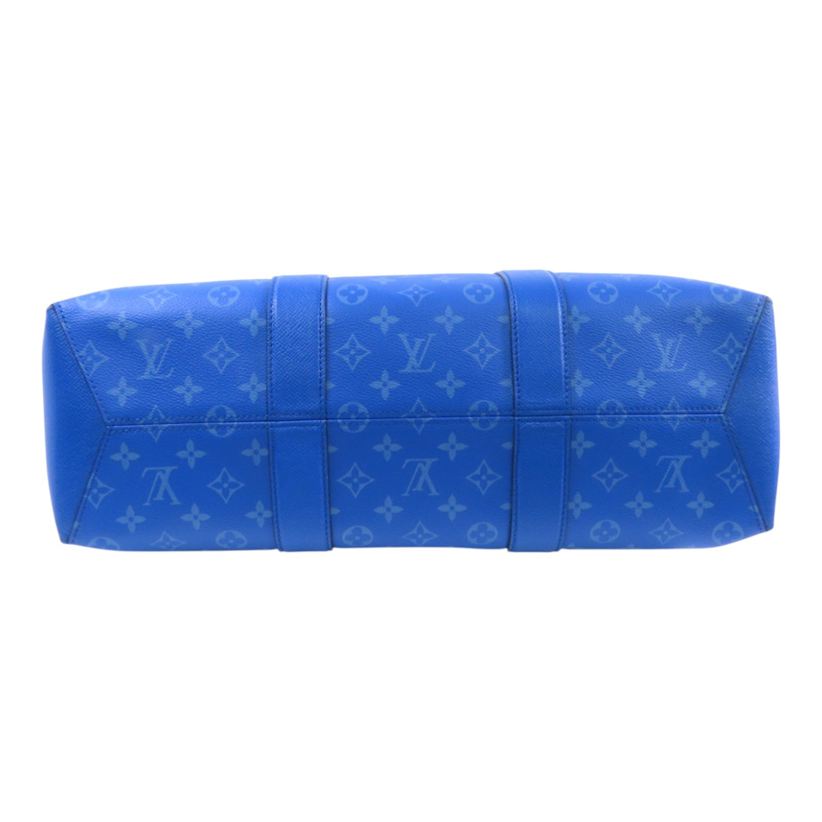 LOUIS VUITTON LVSHW Taigalama Weekend Tote Bag Shoulder Bag M31010 Monogram Blue