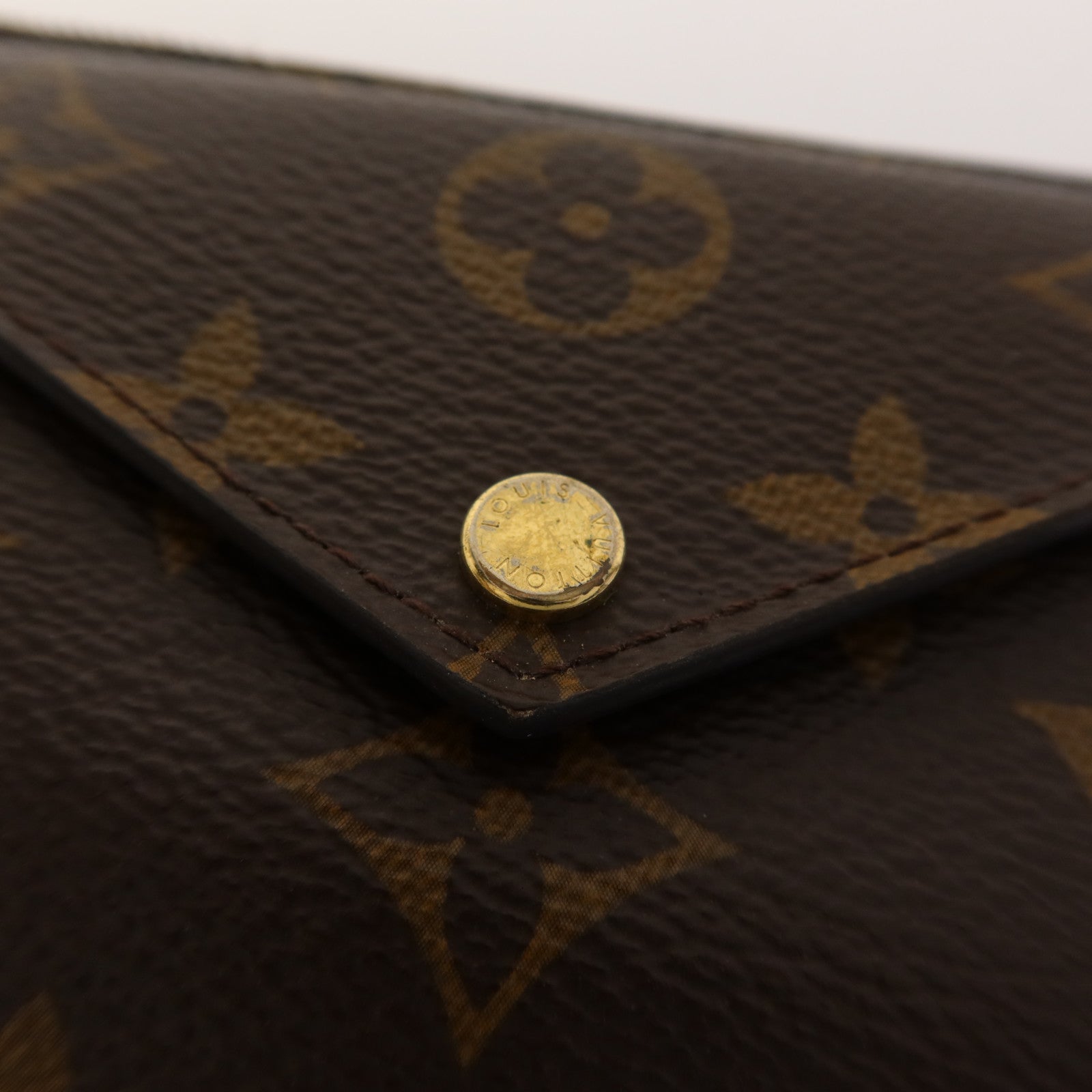 LOUIS VUITTON Monogram Recto Verso金扣卡片套