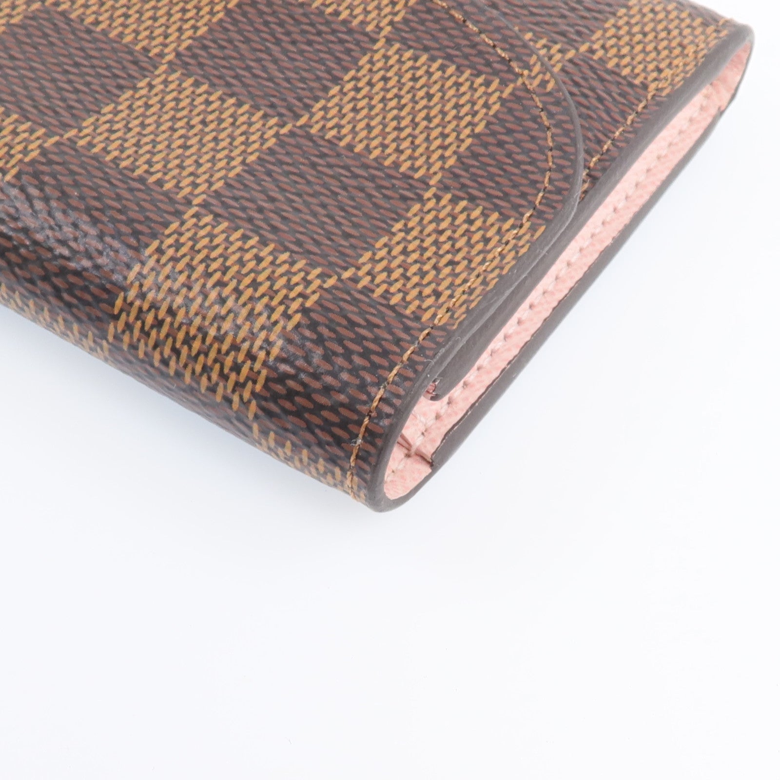 LOUIS VUITTON Damier Rosalie金扣卡片套