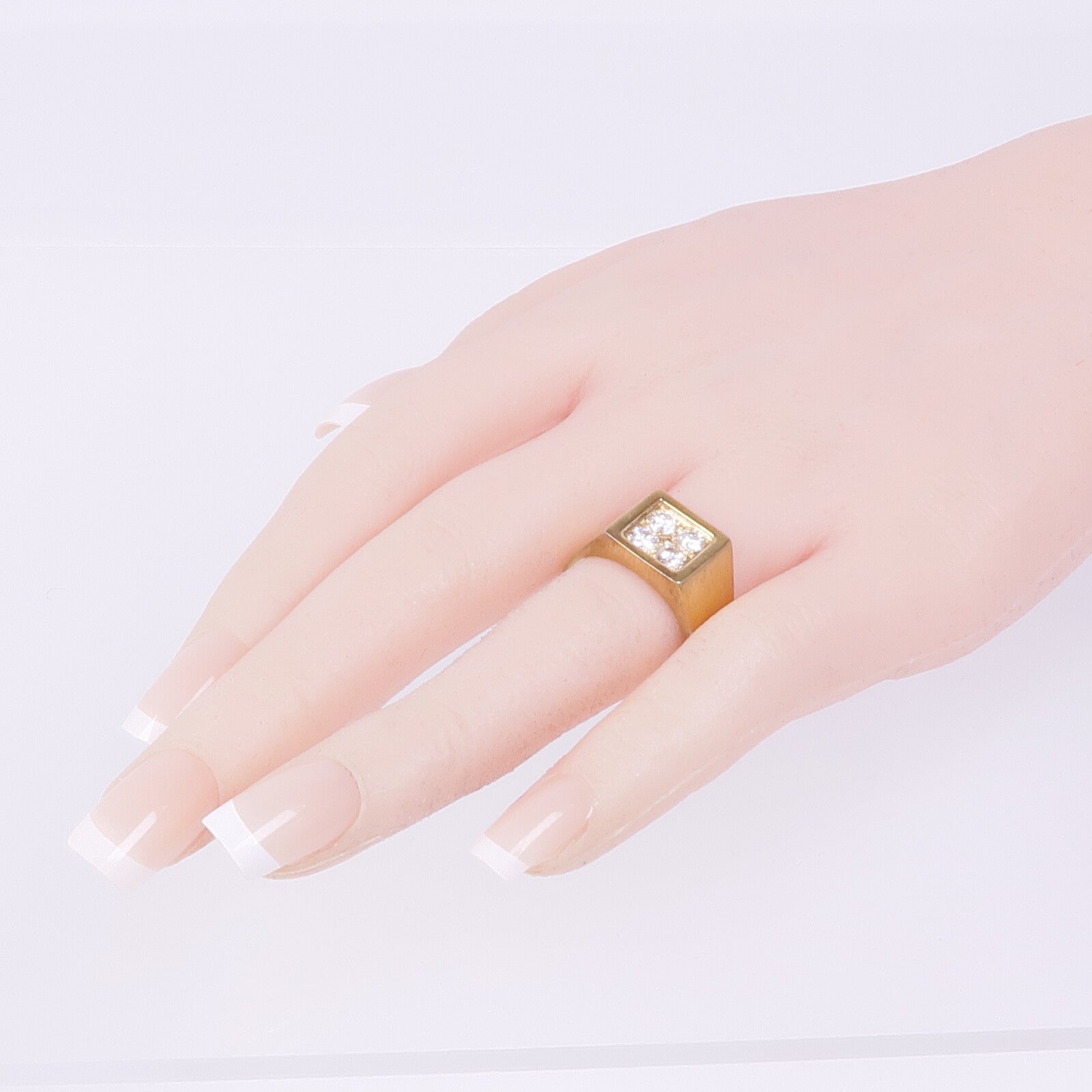 JEWELRY 14K黃金Diamond Ring鑽石戒指US#9.25