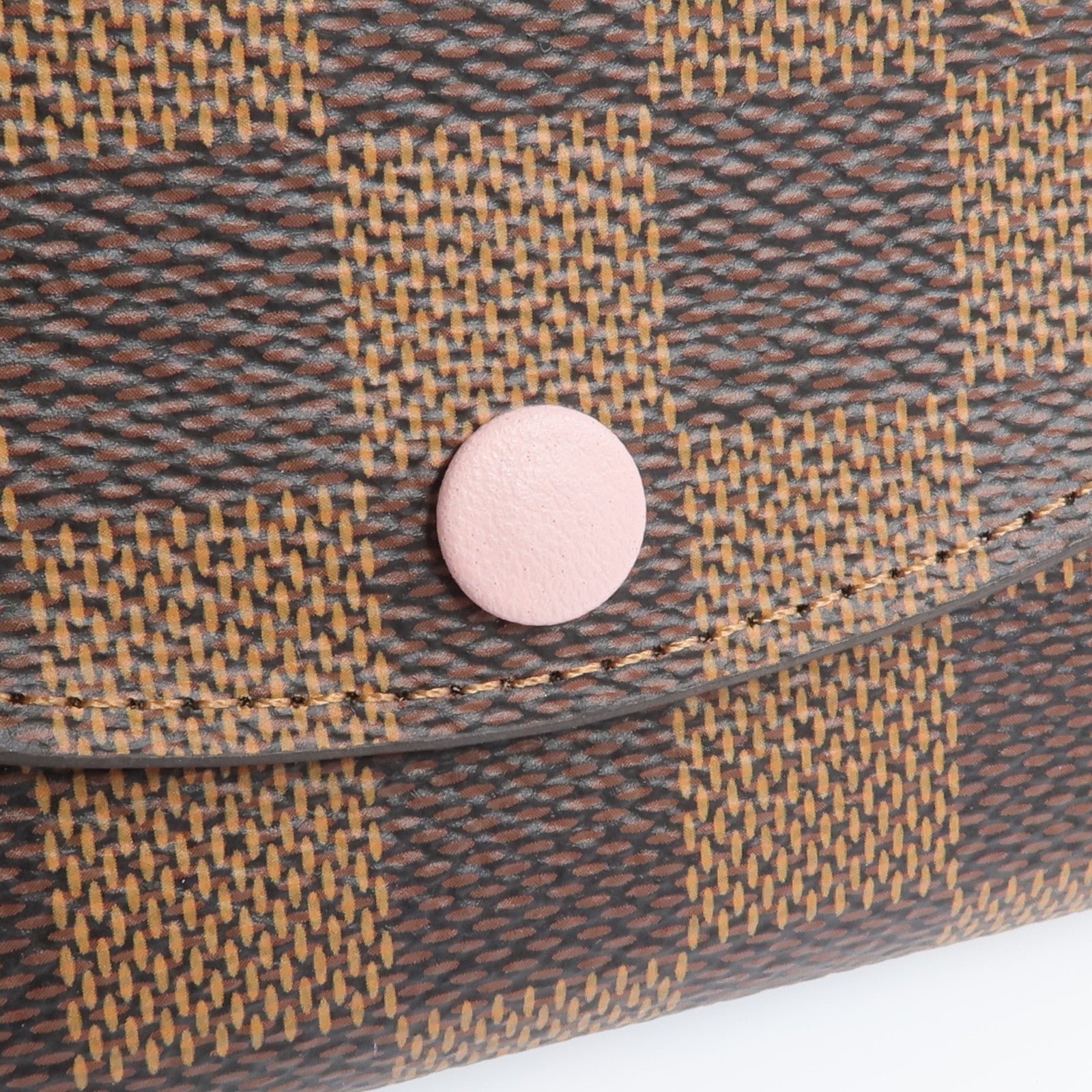 LOUIS VUITTON Damier Rosalie金扣卡片套