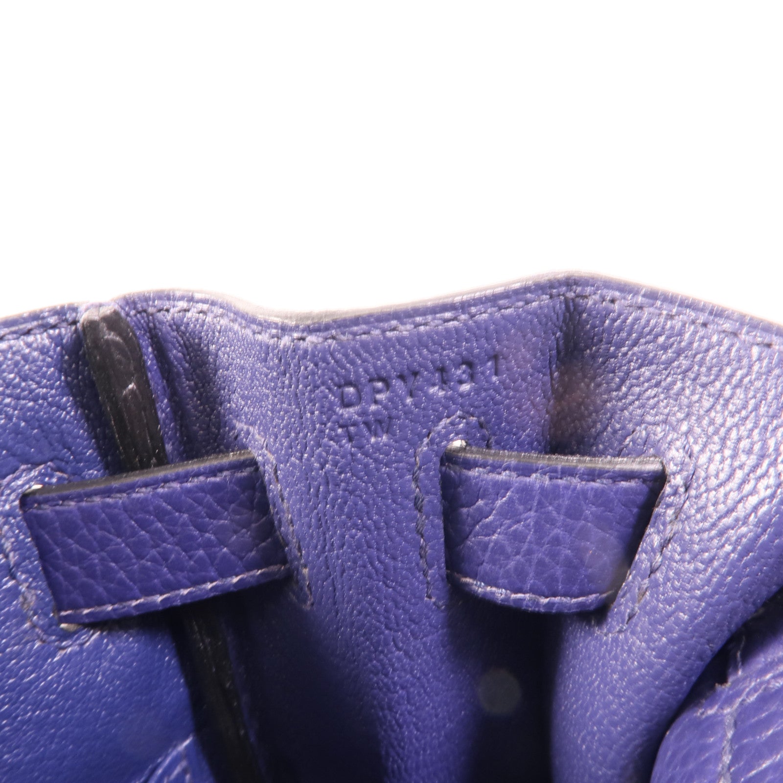 HERMES Togo皮革Kelly 28手挽肩背兩用袋Bleu Encre