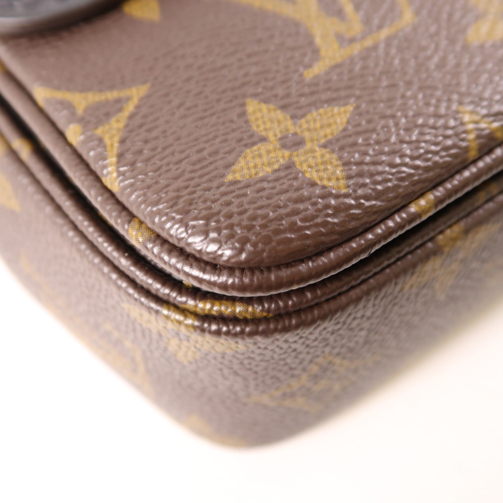LOUIS VUITTON LV GHW Marceau Chain Shoulder Bag M46126 Monogram Brown