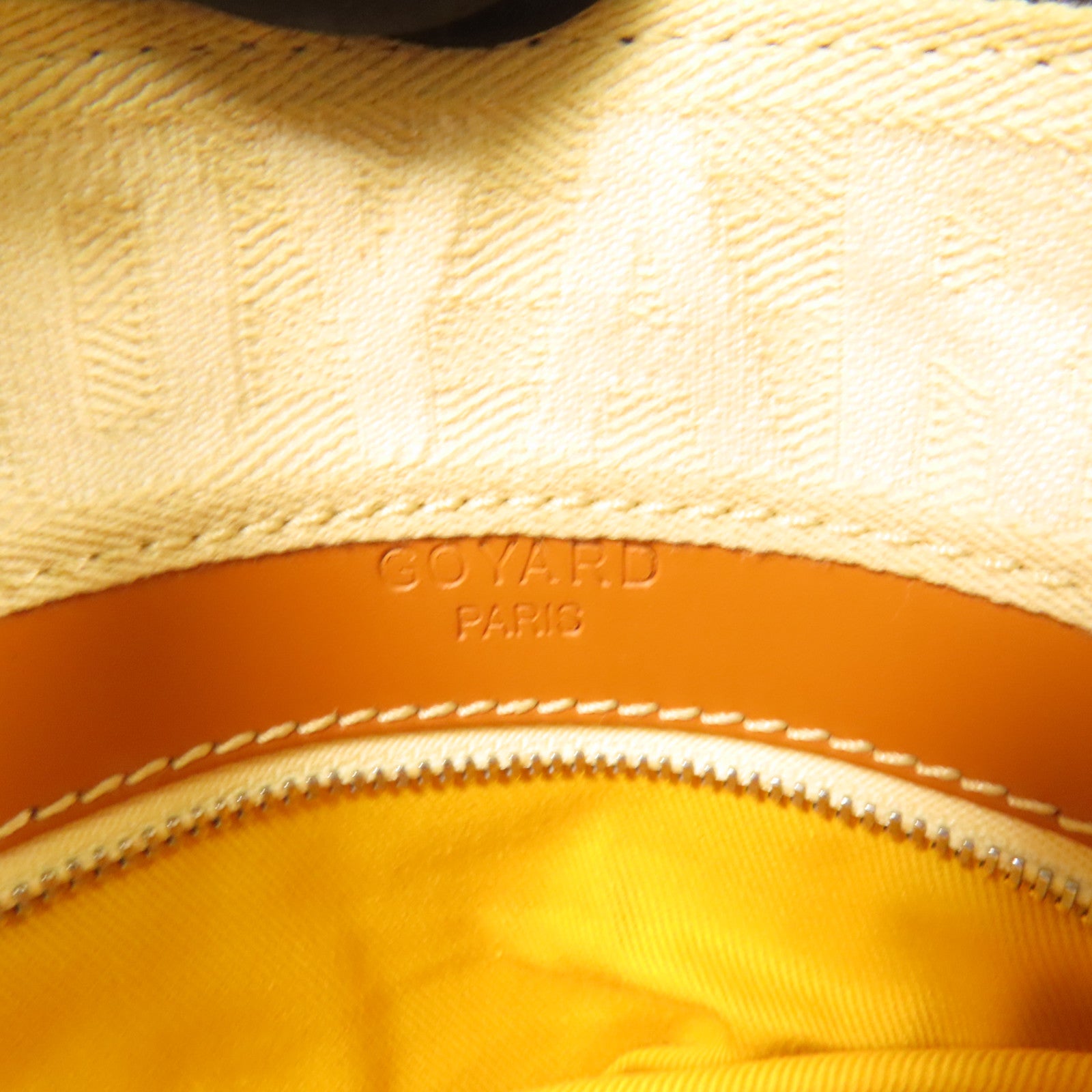 GOYARD 塗層帆布Croisieve 35銀扣手挽袋