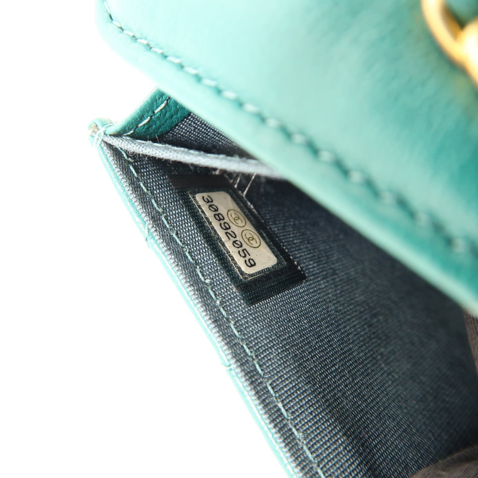 CHANEL 羊皮皮革C19 Card Case Chain Shoulder Bag鏈帶肩背袋