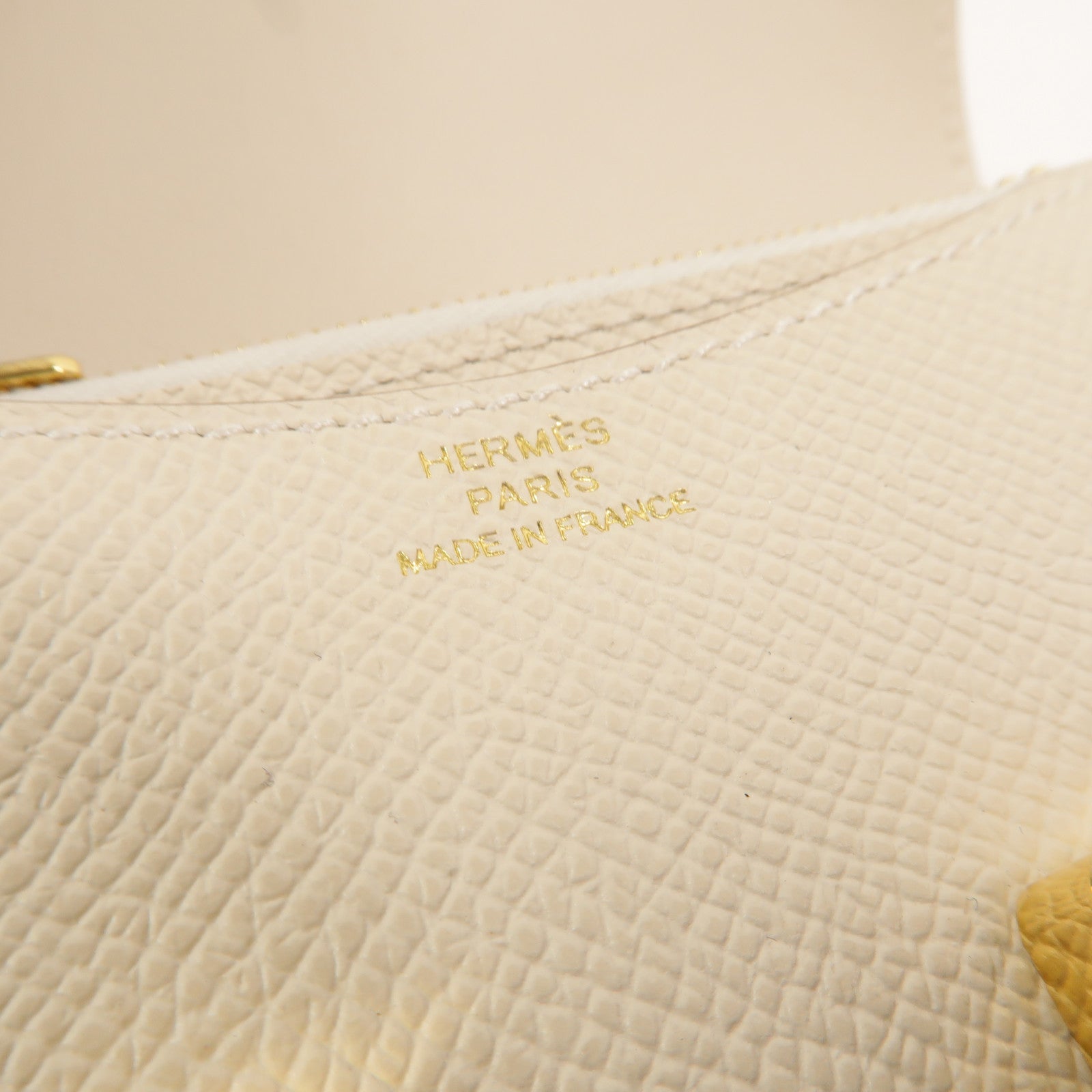 HERMES Epsom皮革Constance Slim錢包Nata