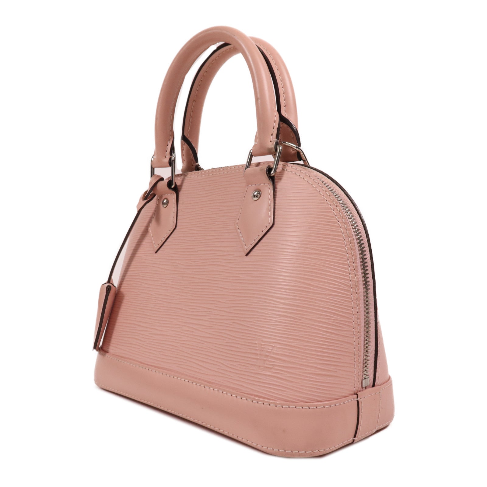 LOUIS VUITTON Epi Alma BB銀扣手挽肩背兩用袋