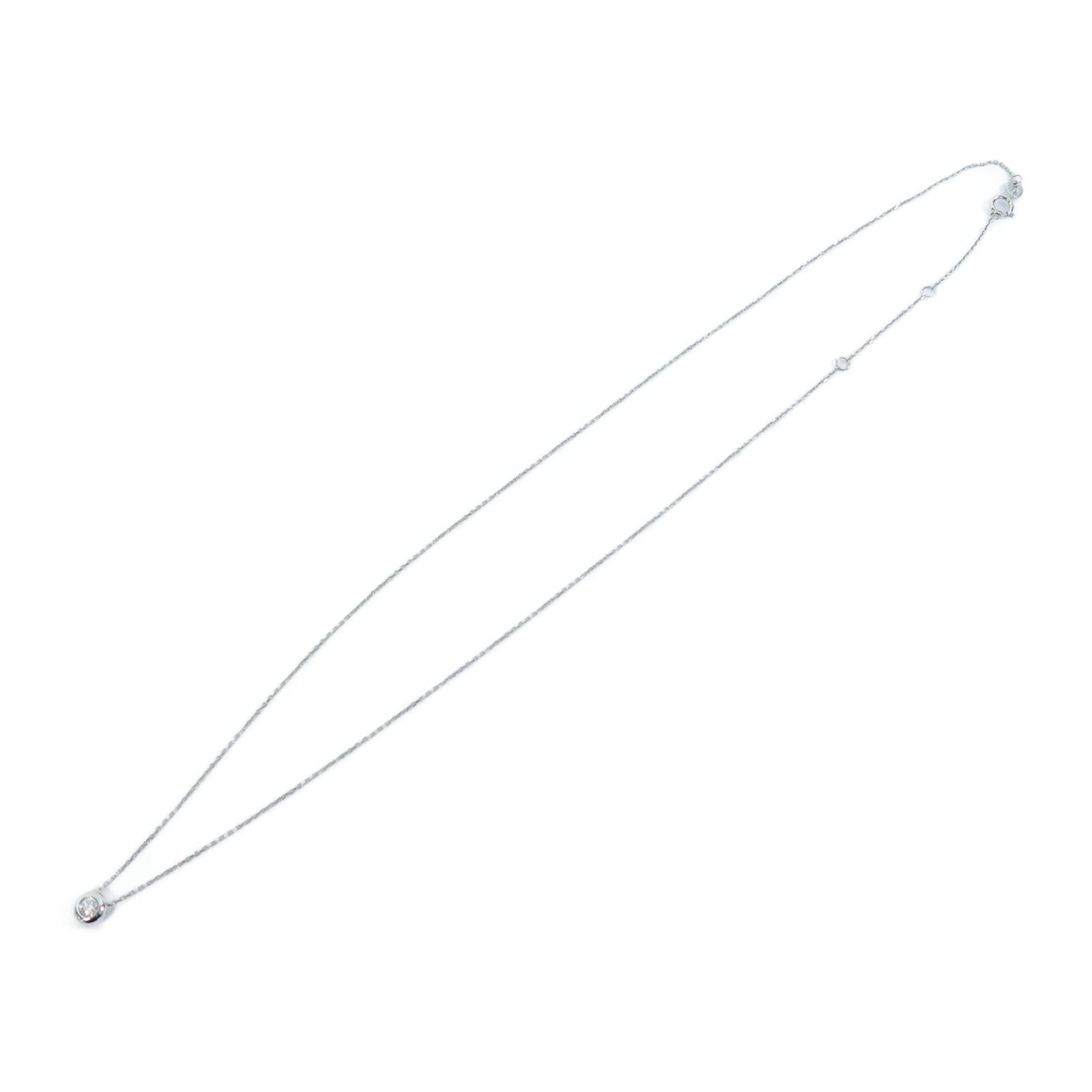 JEWELRY 【激減優惠】18K白金Diamond Necklace 0.09ct鑽石項鍊