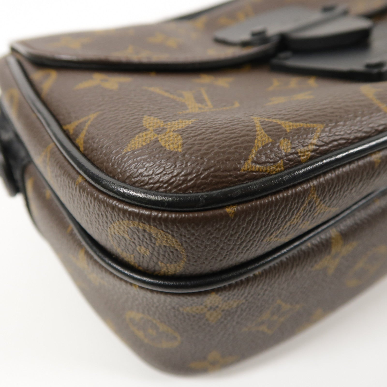LOUIS VUITTON Monogram S Lock Messenger手挽肩背兩用袋
