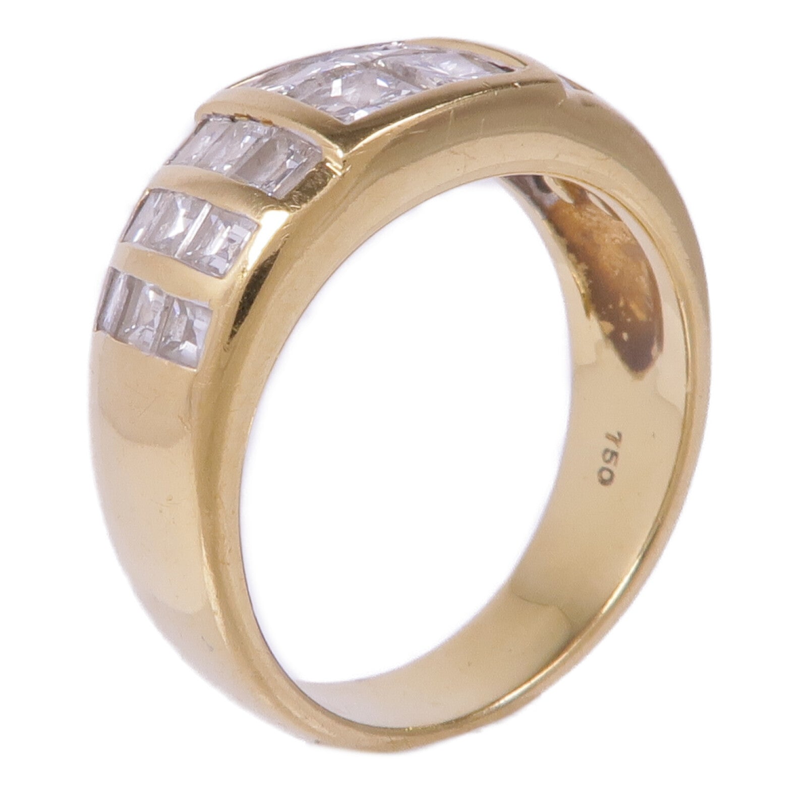 JEWELRY 【激減優惠】18K黃金/白金Diamond Ring鑽石戒指US#6.25