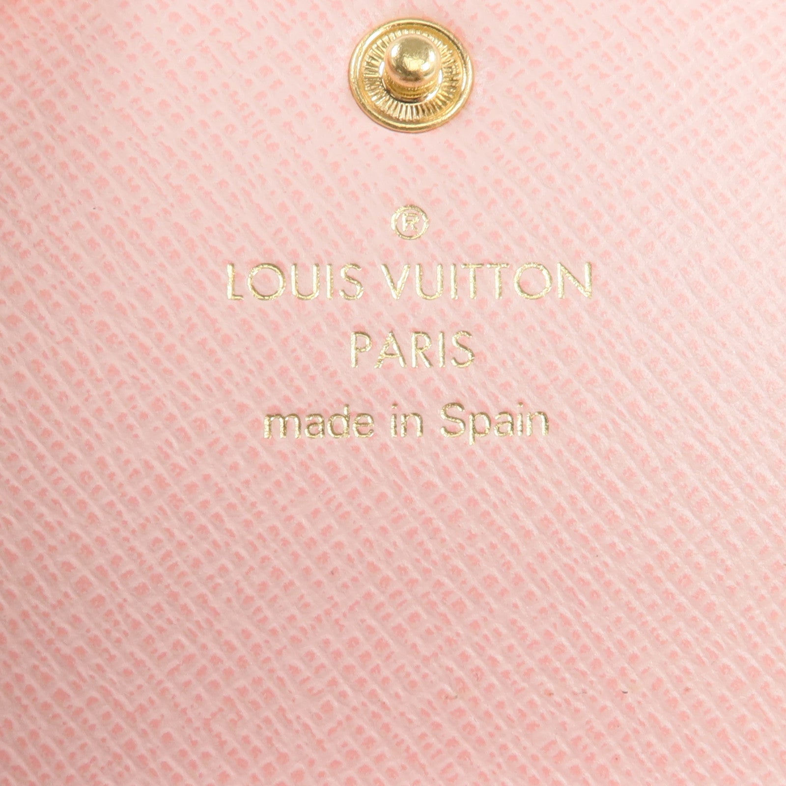 LOUIS VUITTON Damier Rosalie金扣卡片套