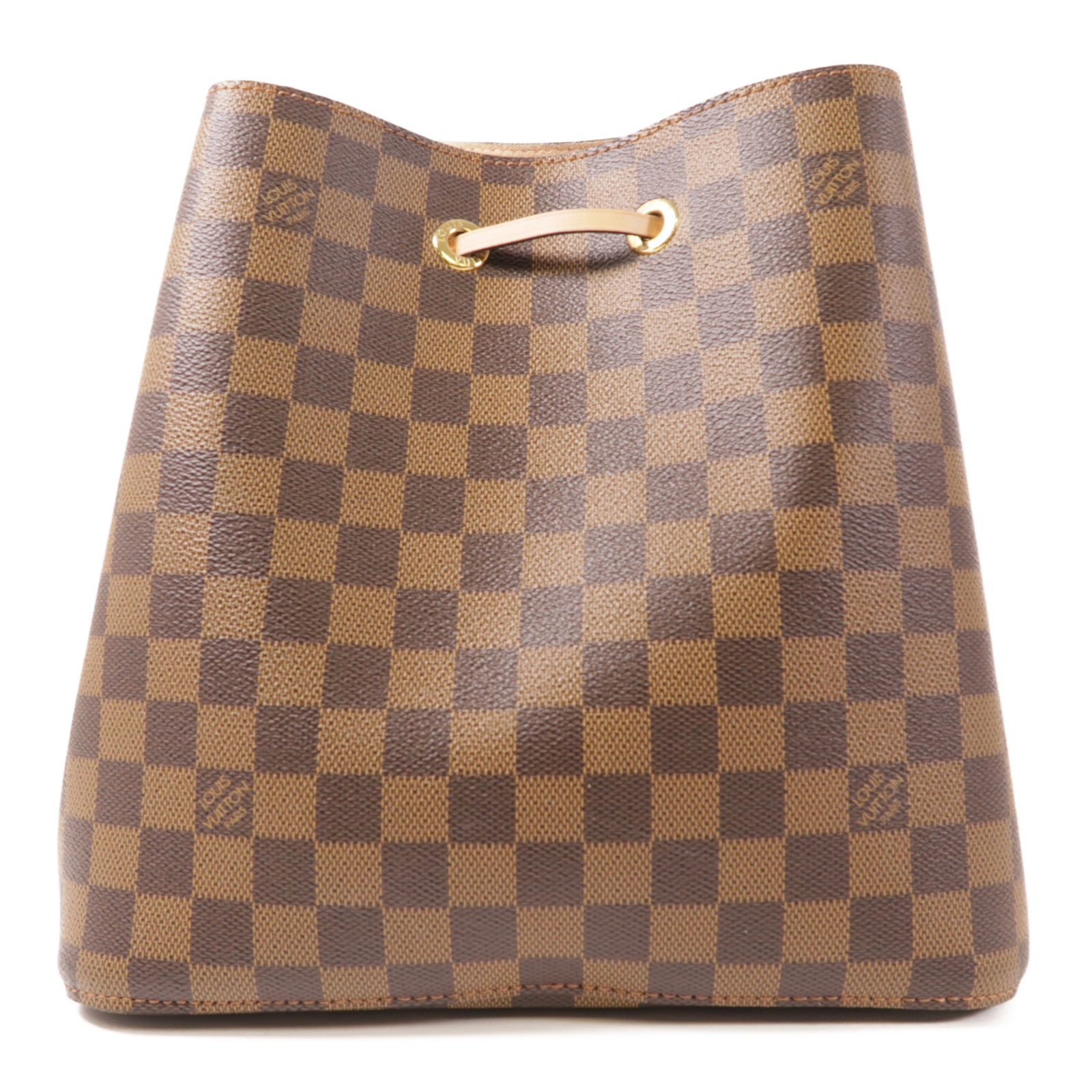 LOUIS VUITTON Damier NeoNoe金扣肩背袋