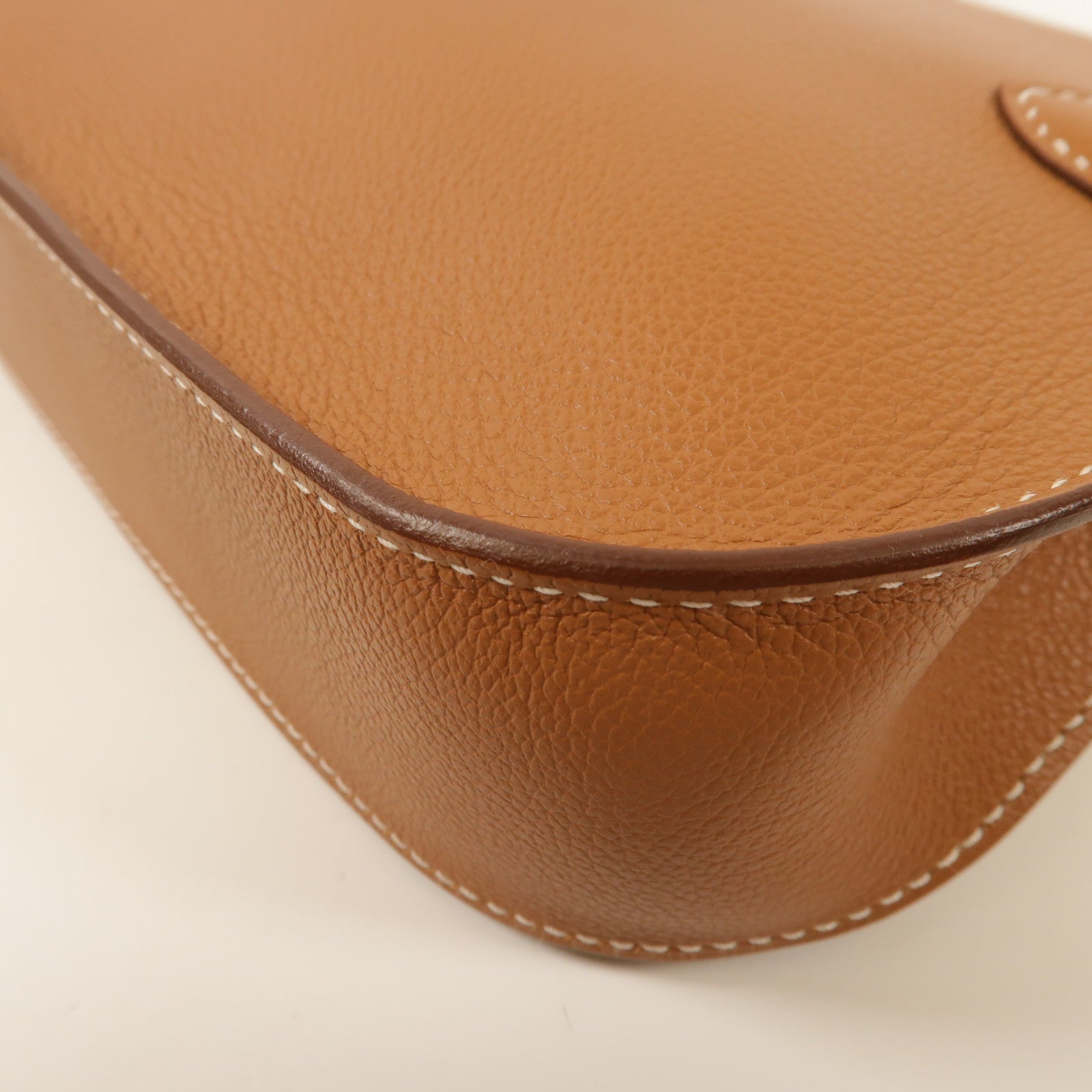 HERMES Evercolor皮革Jypsiere Mini肩背袋Gold